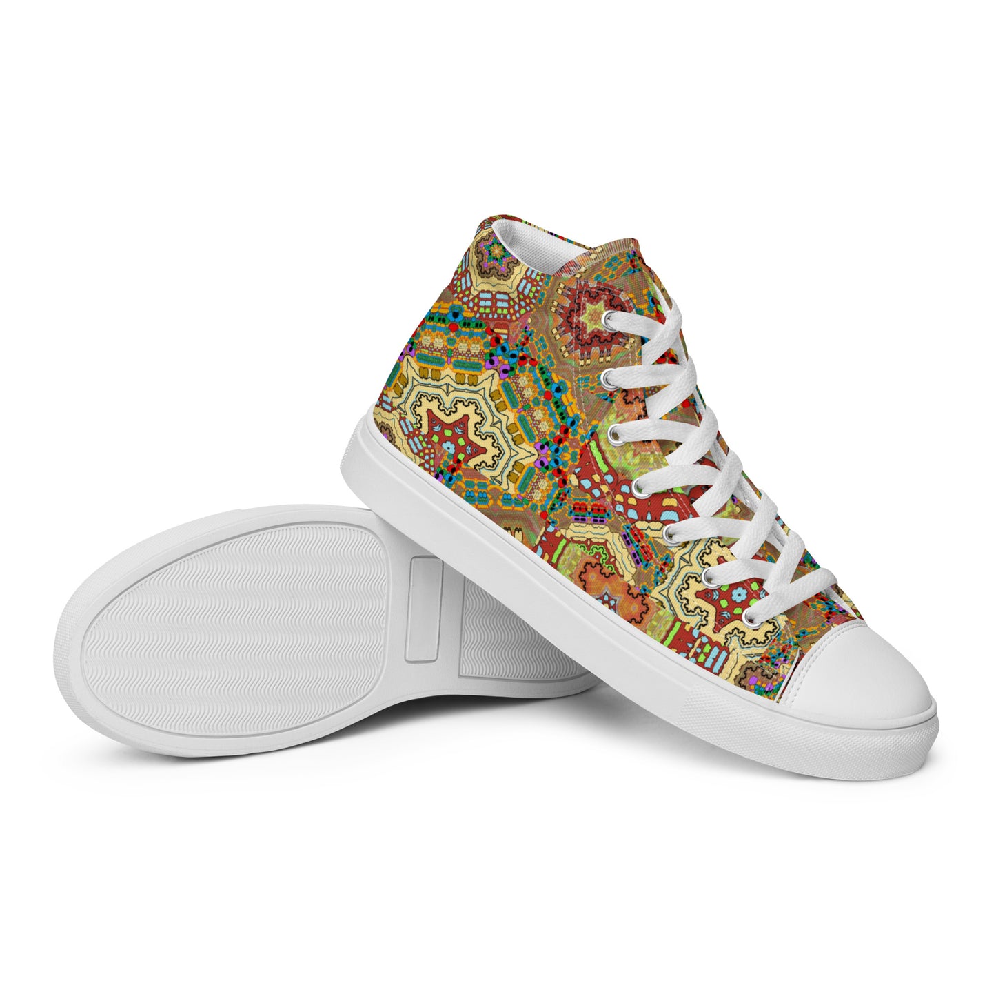 Men’s high top canvas shoes