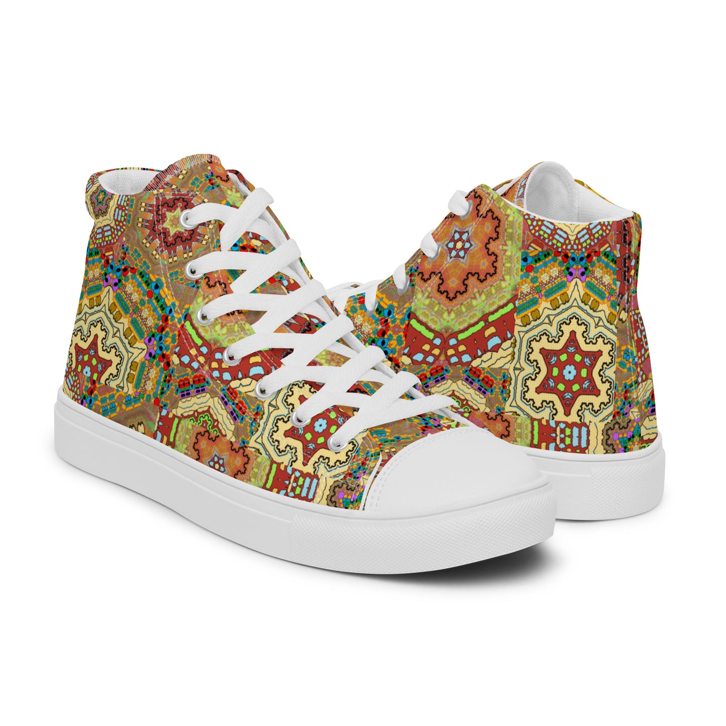 Men’s high top canvas shoes