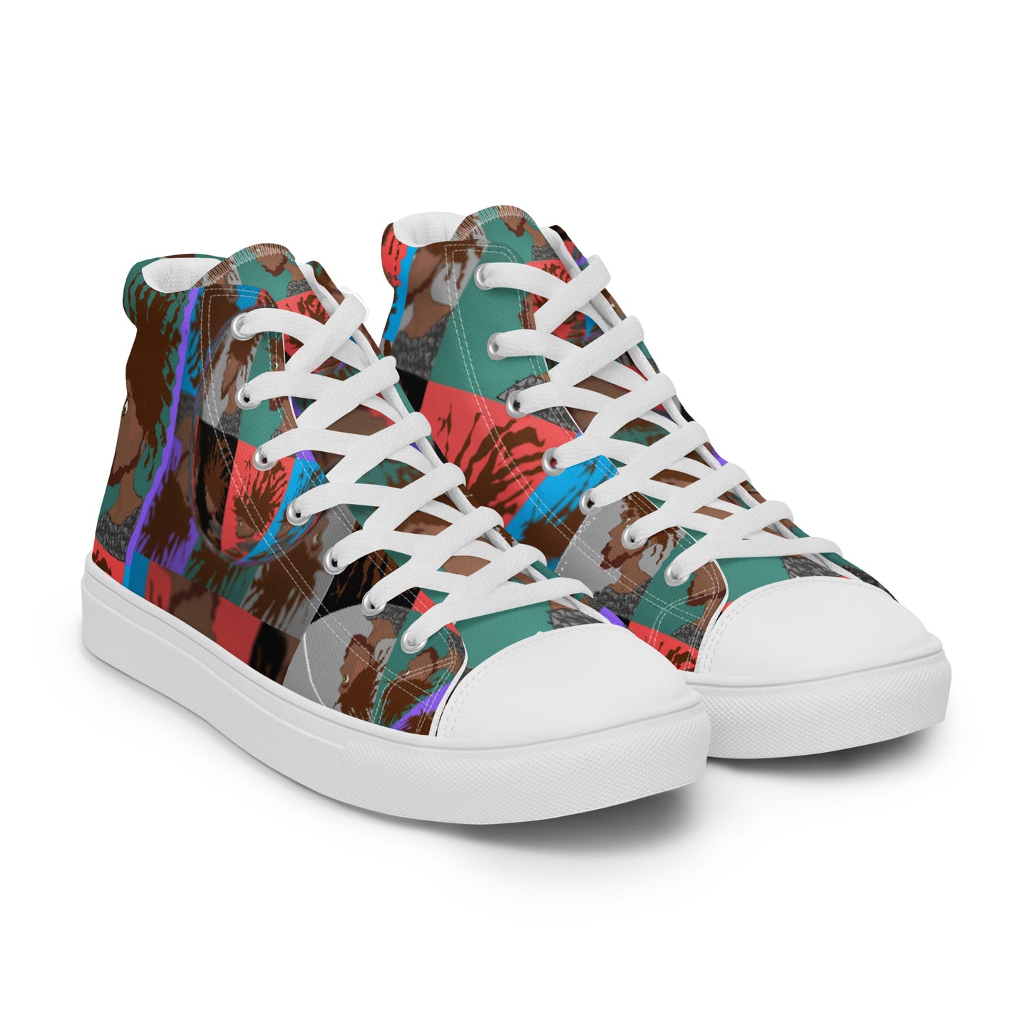 Men’s high top canvas shoes