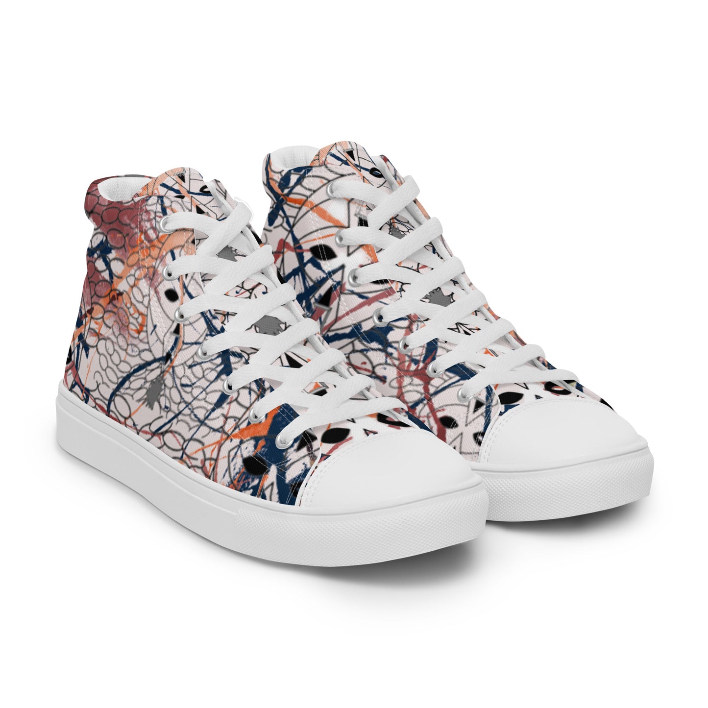 Men’s high top canvas shoes