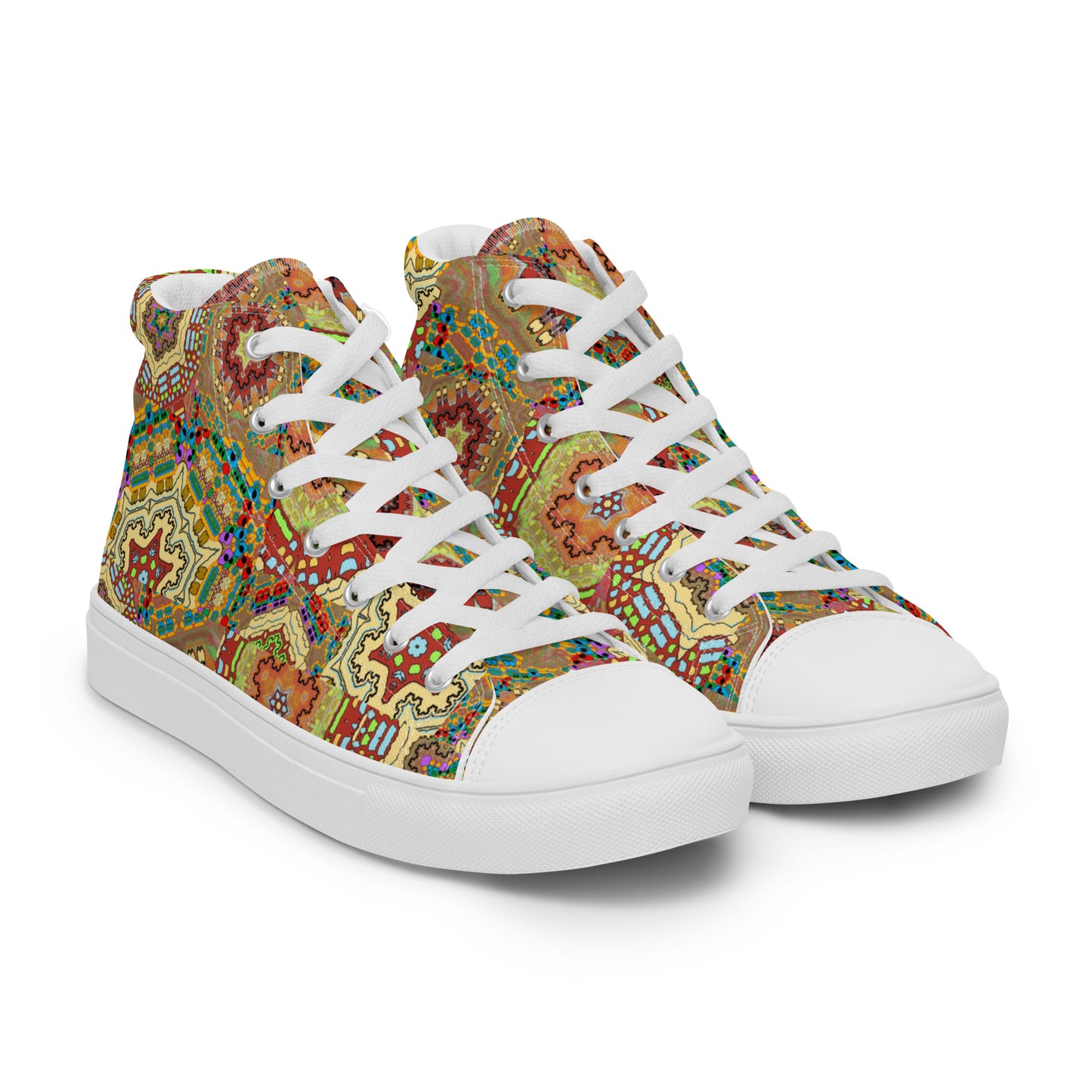 Men’s high top canvas shoes