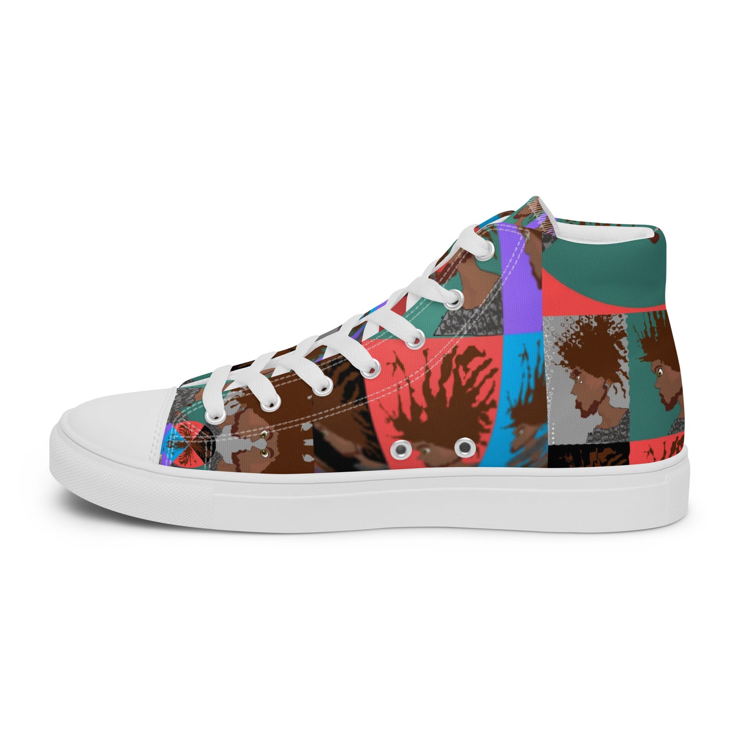 Men’s high top canvas shoes