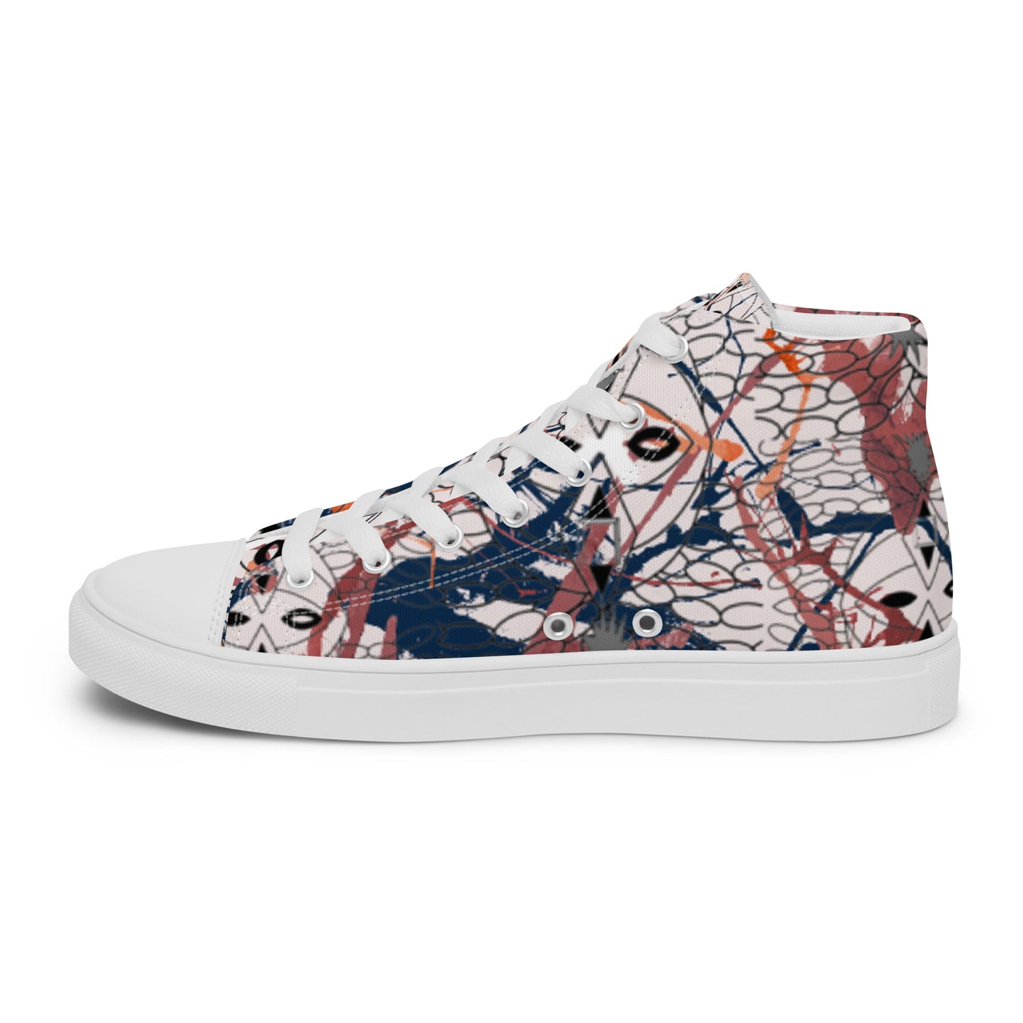 Men’s high top canvas shoes