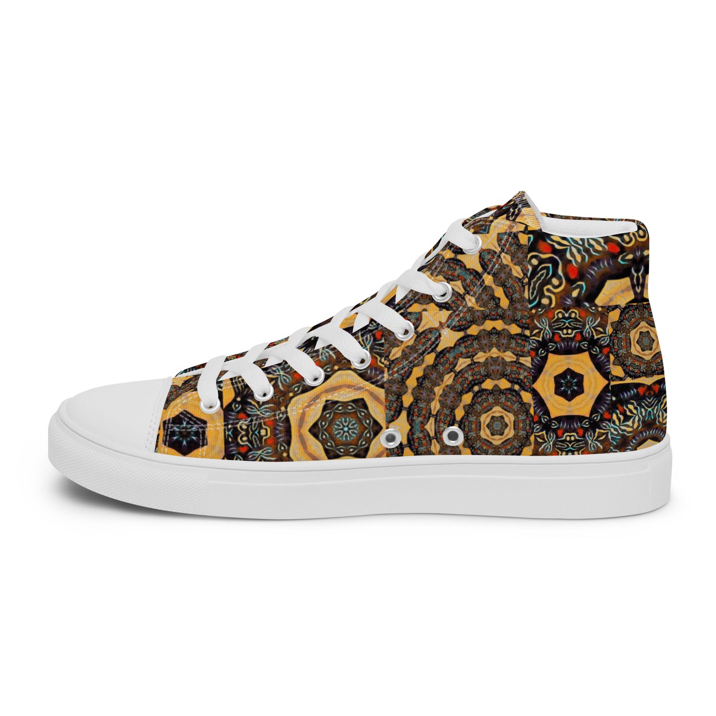 Men’s high top canvas shoes