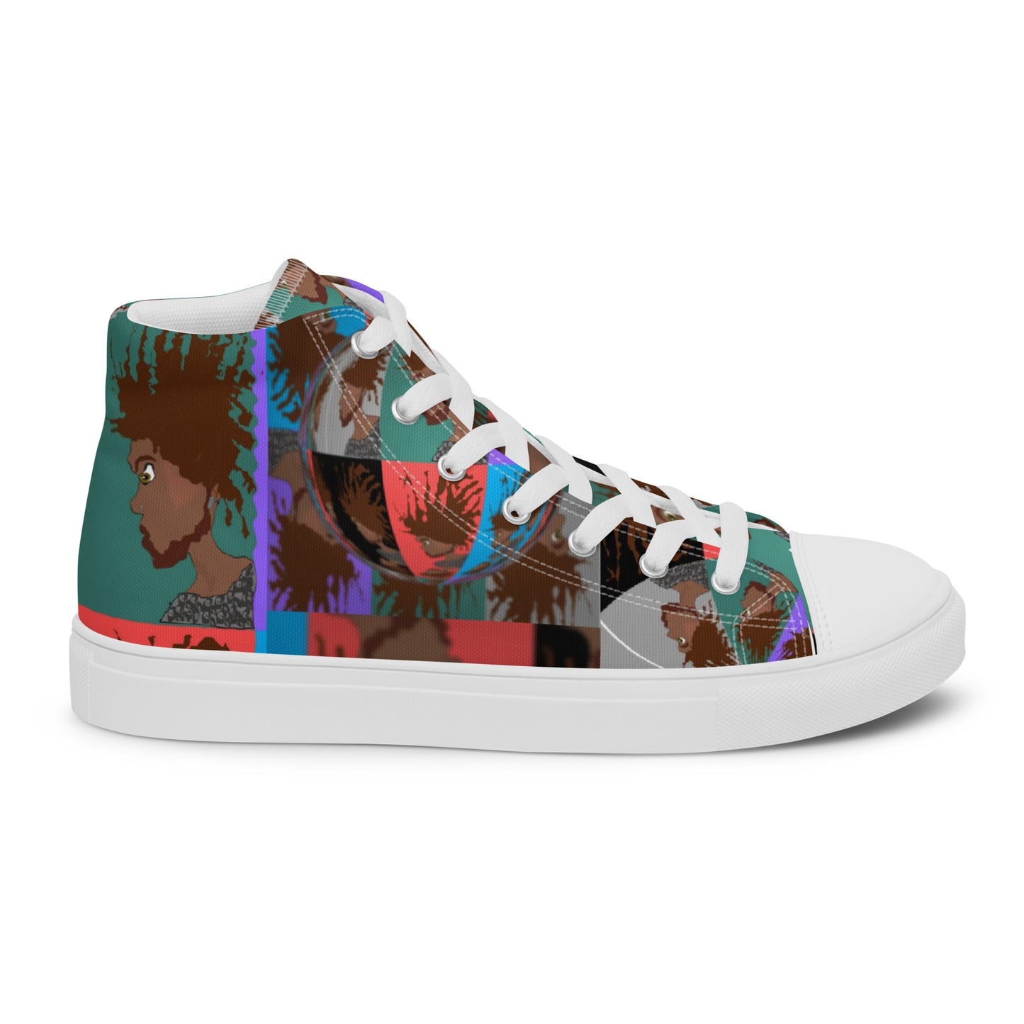 Men’s high top canvas shoes