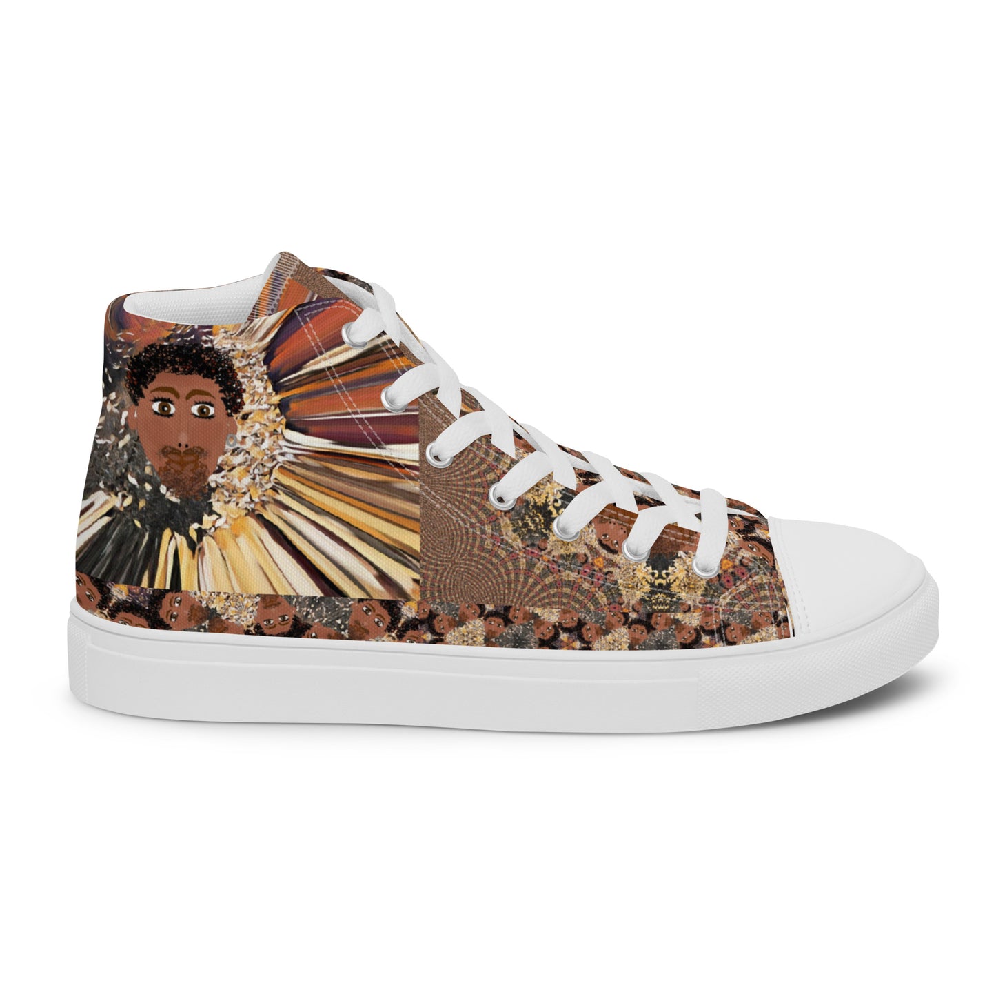 Men’s high top canvas shoes