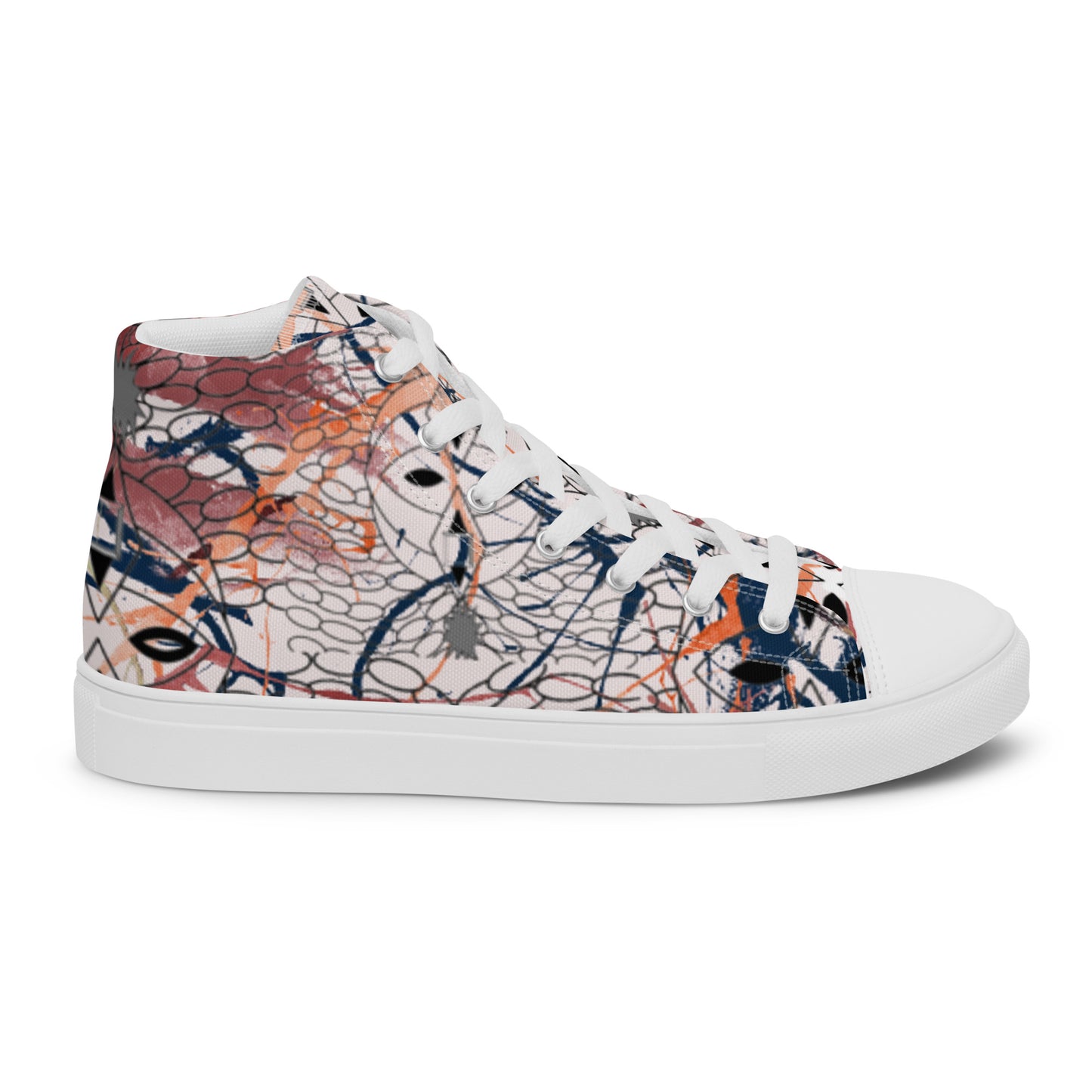 Men’s high top canvas shoes