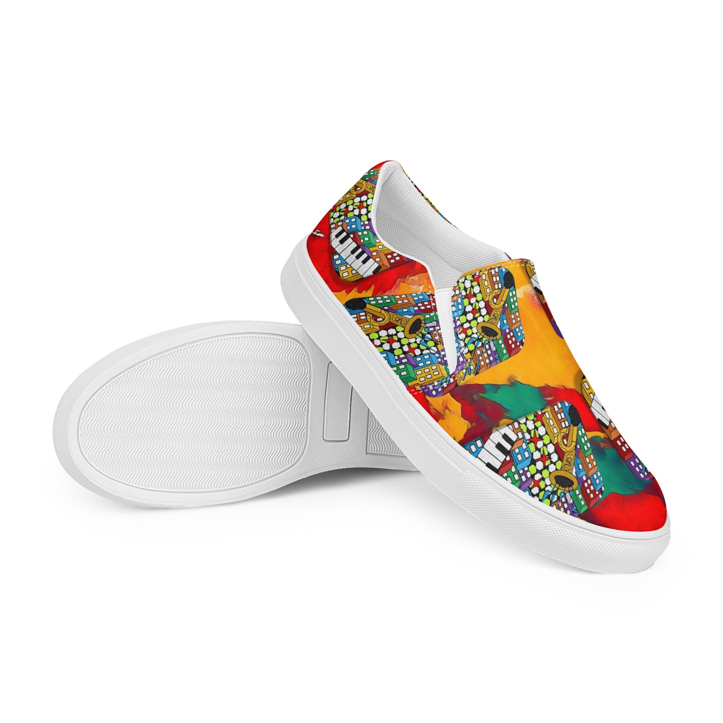 Sample Men’s slip-on canvas shoes