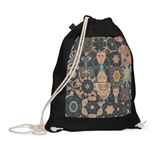 Organic cotton drawstring bagHJC