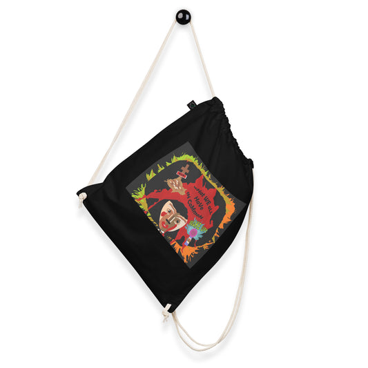 Organic cotton drawstring bag