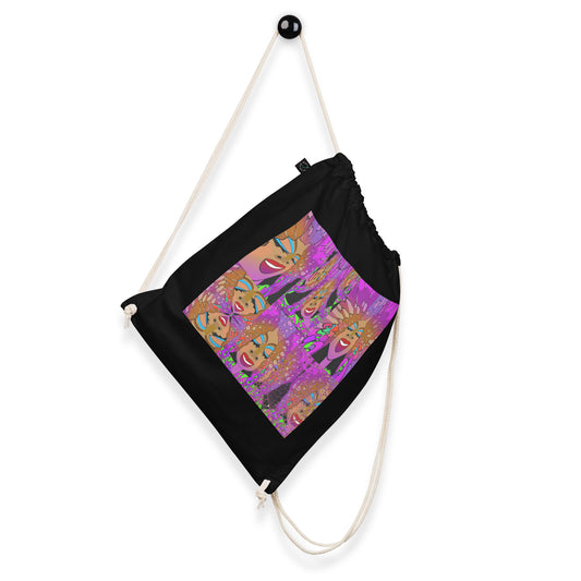 Organic cotton drawstring bag