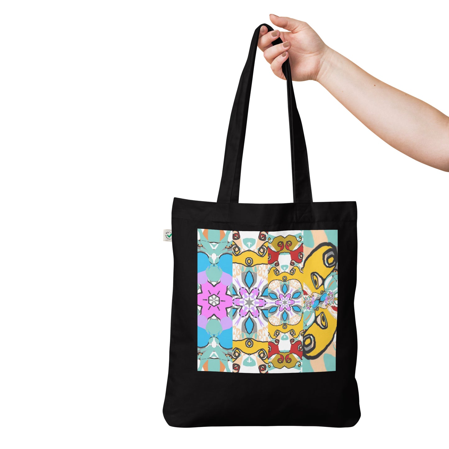 Organic fashion tote bag