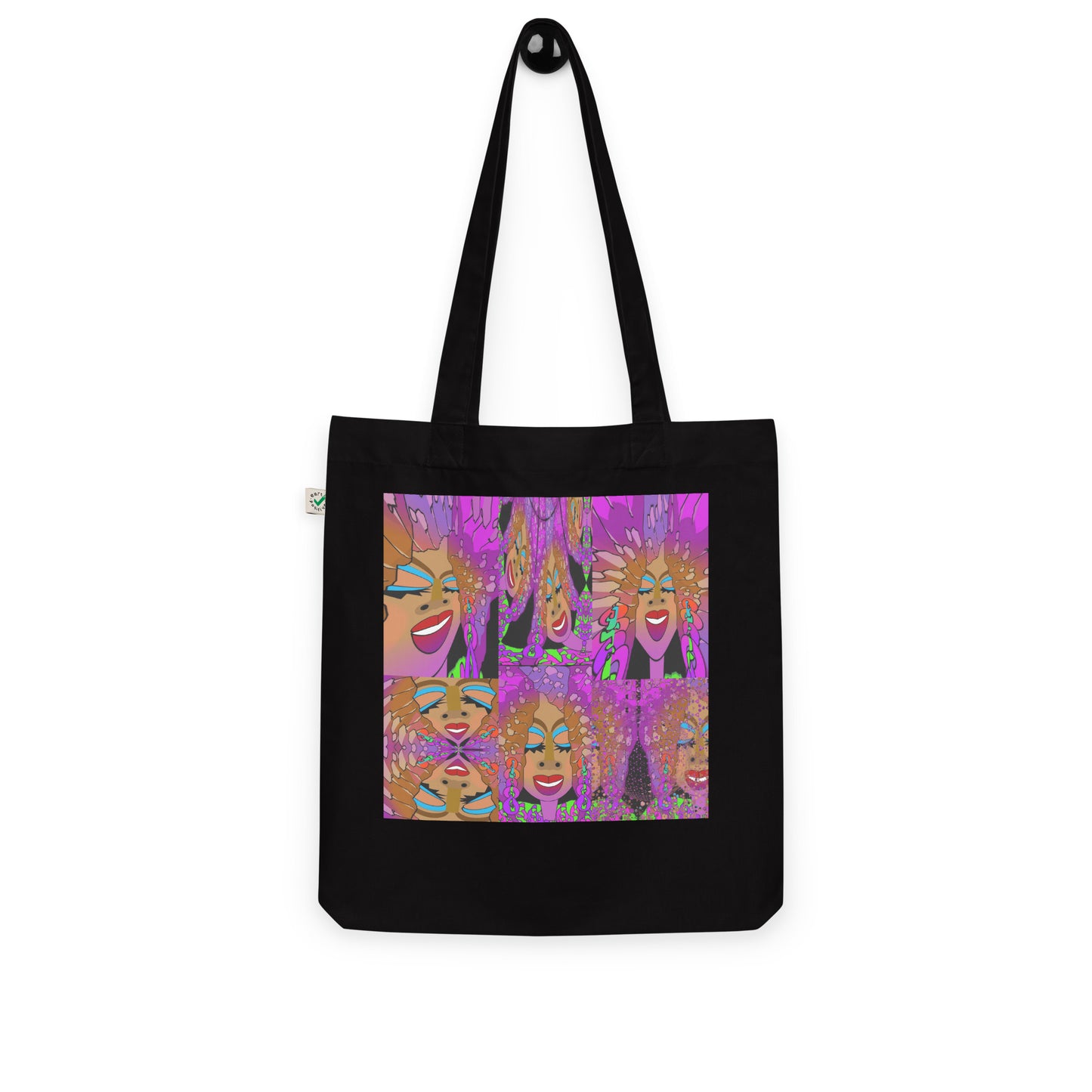 Organic fashion tote bag