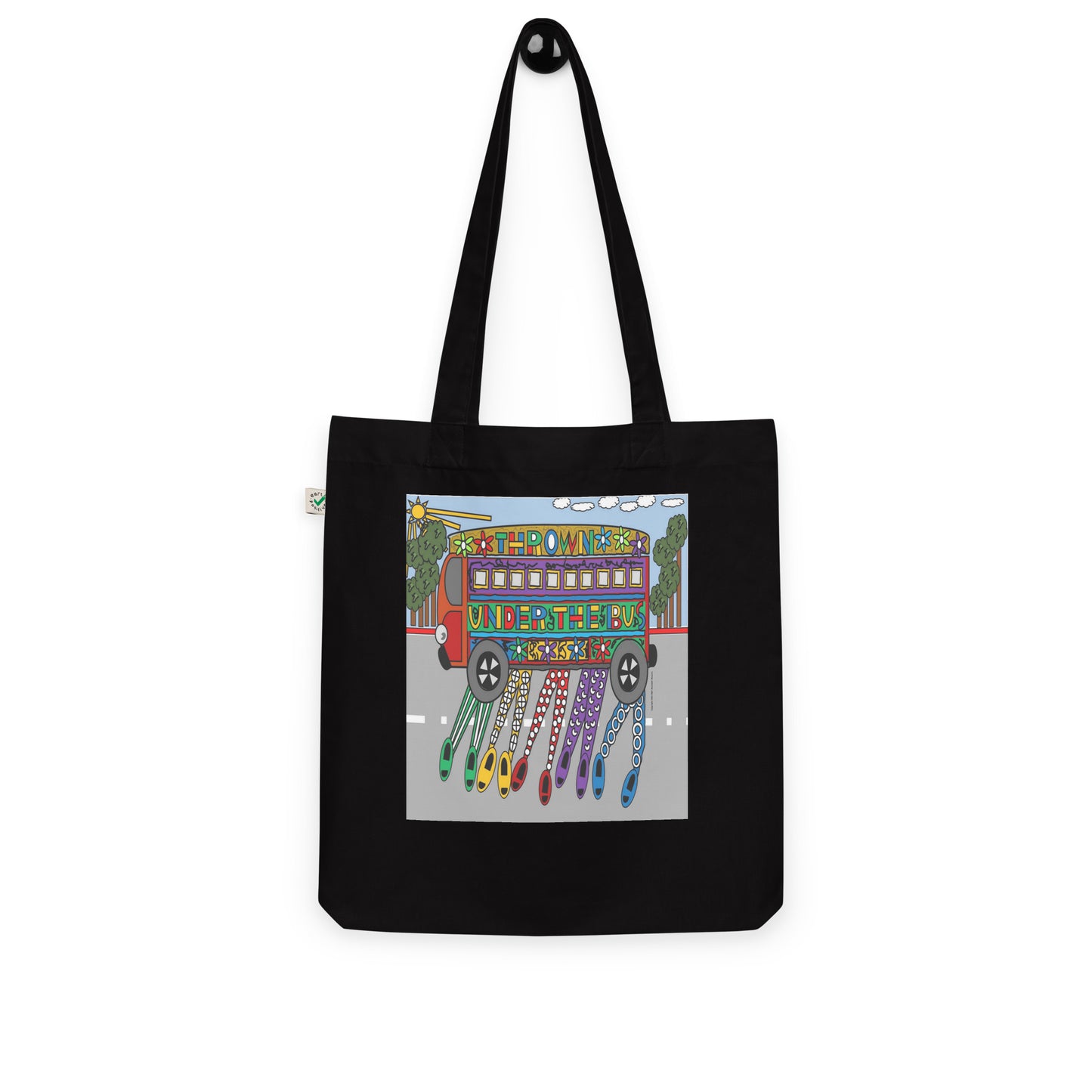 Organic fashion tote bag