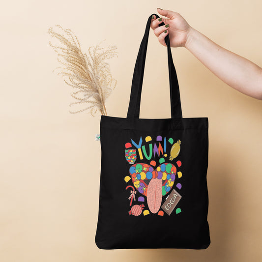 Organic fashion tote bag