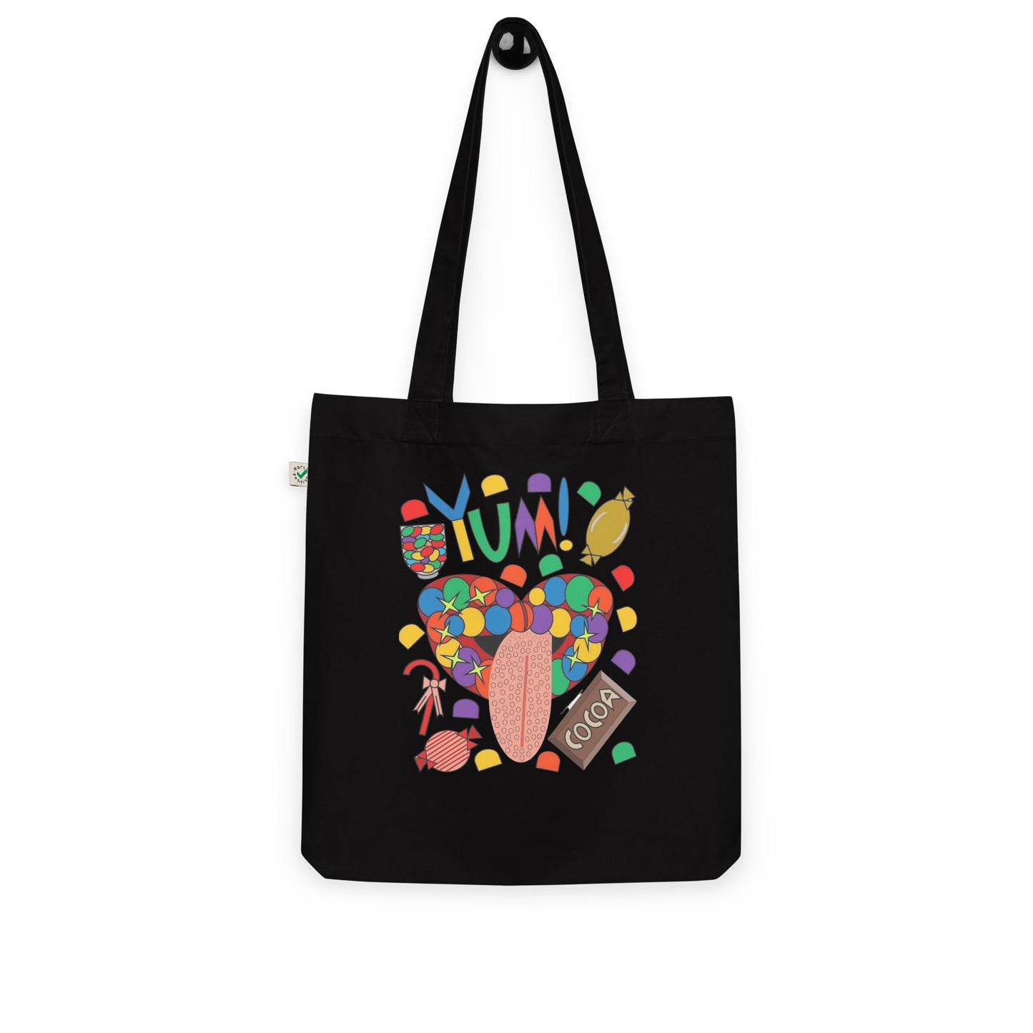 Organic fashion tote bag