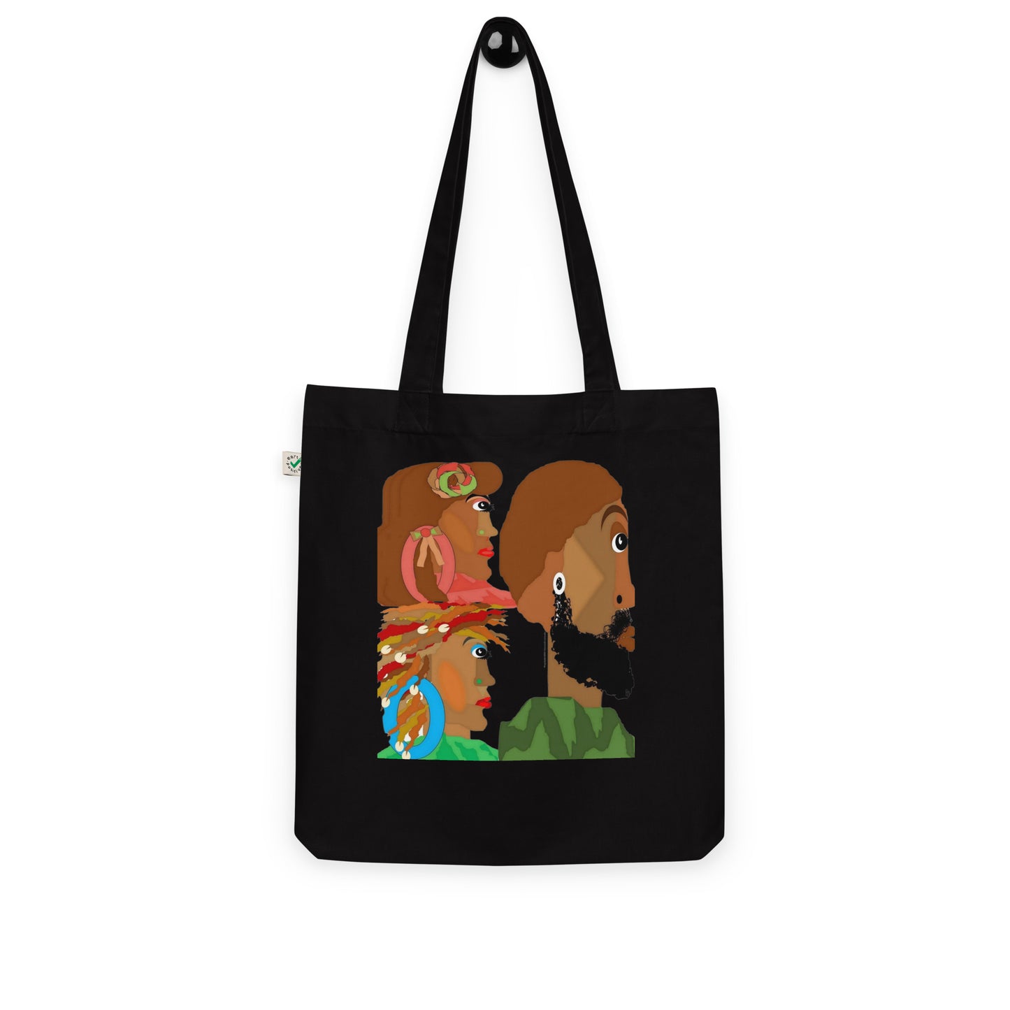 Organic fashion tote bag