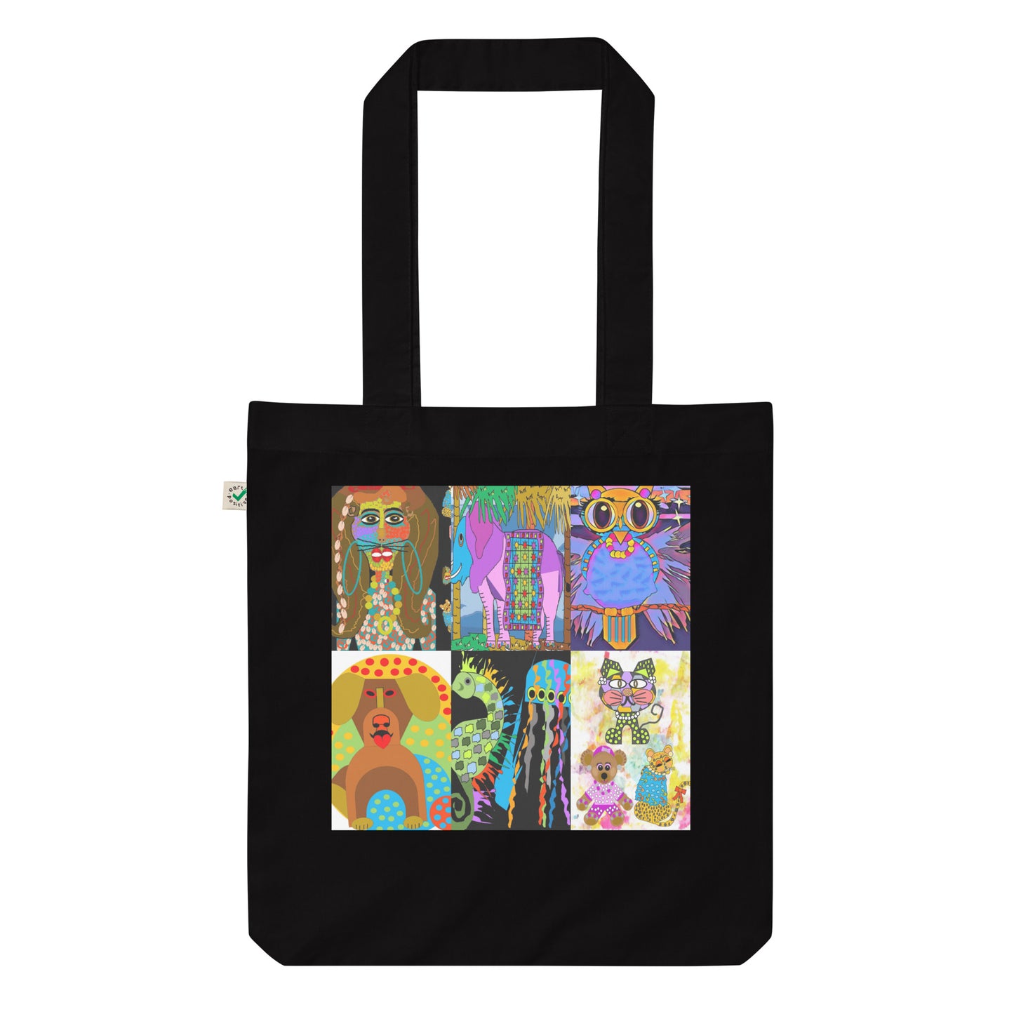 Organic fashion tote bag