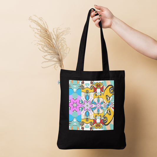 Organic fashion tote bag