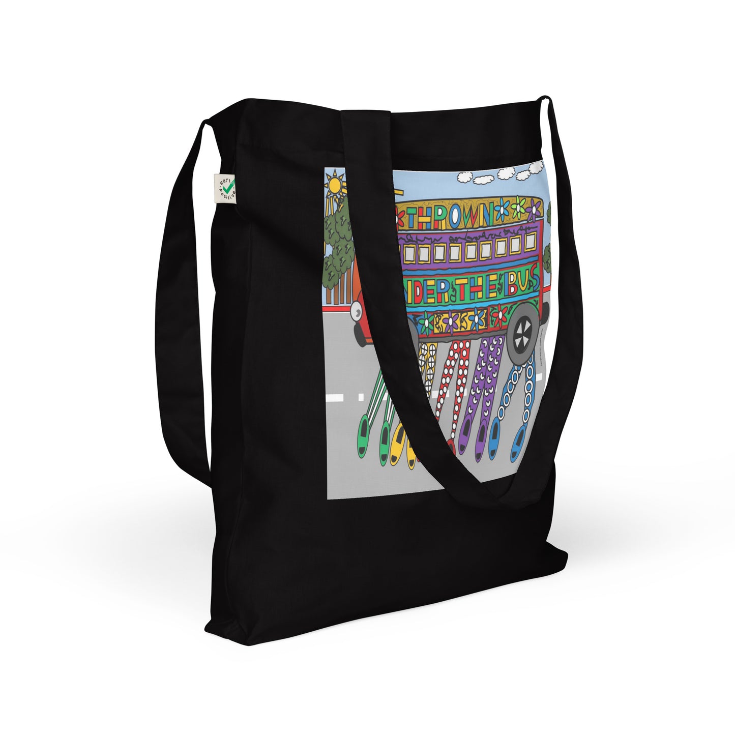 Organic fashion tote bag