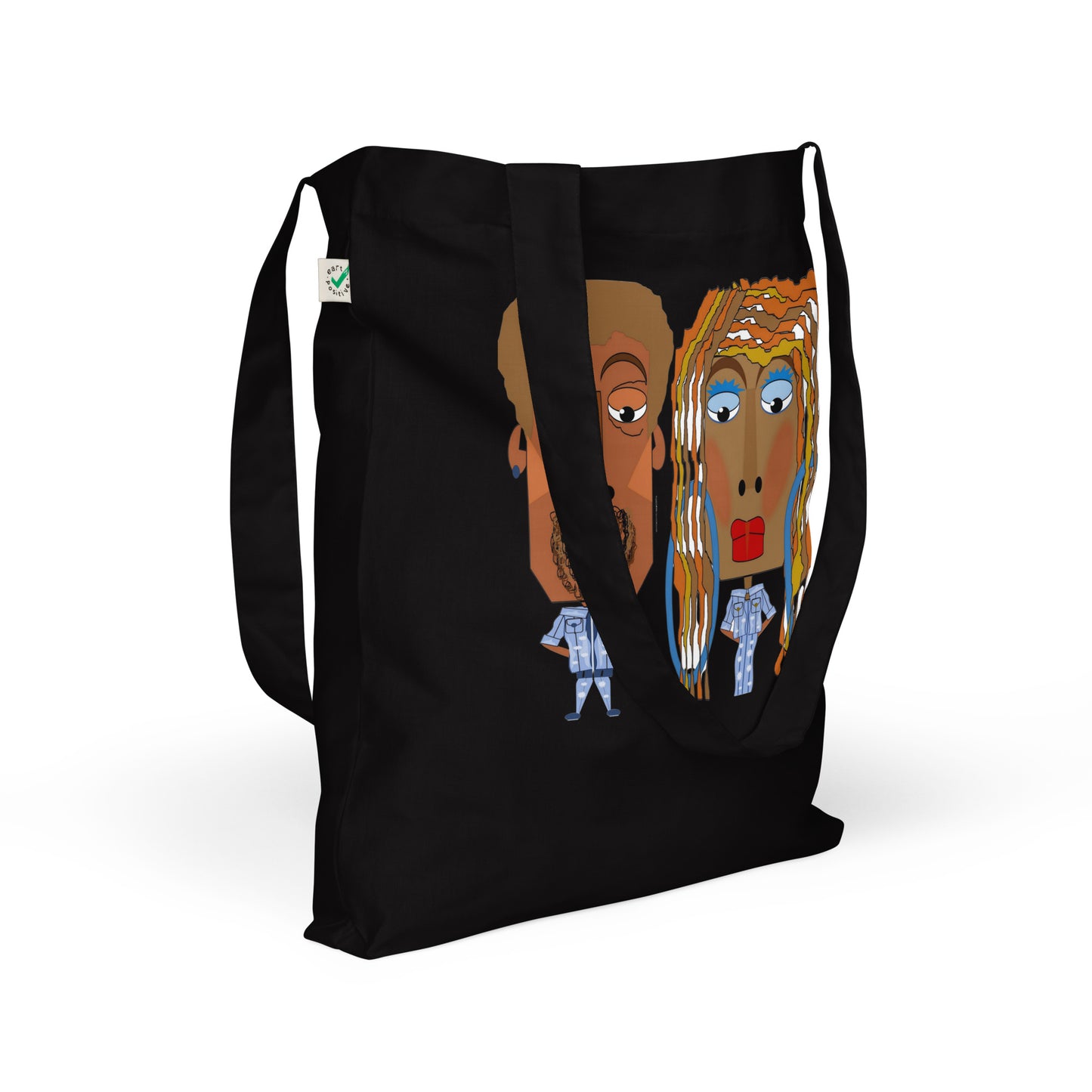 Organic fashion tote bag