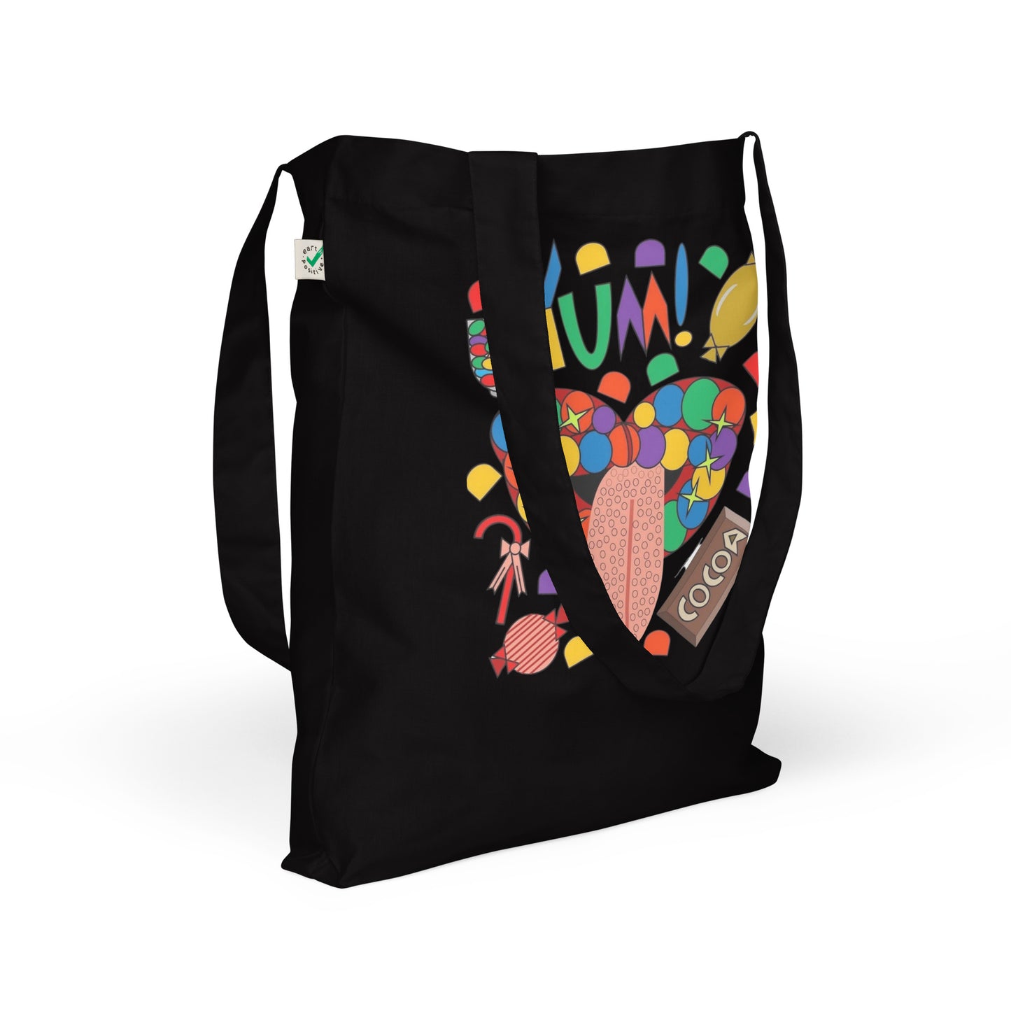 Organic fashion tote bag