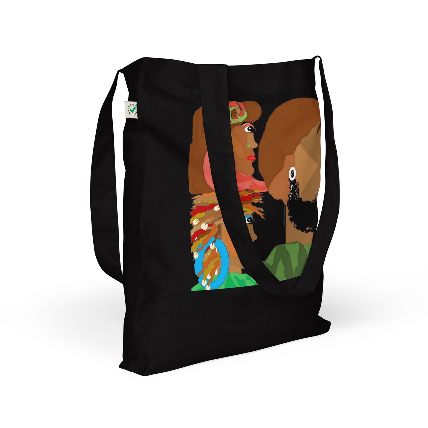 Organic fashion tote bag