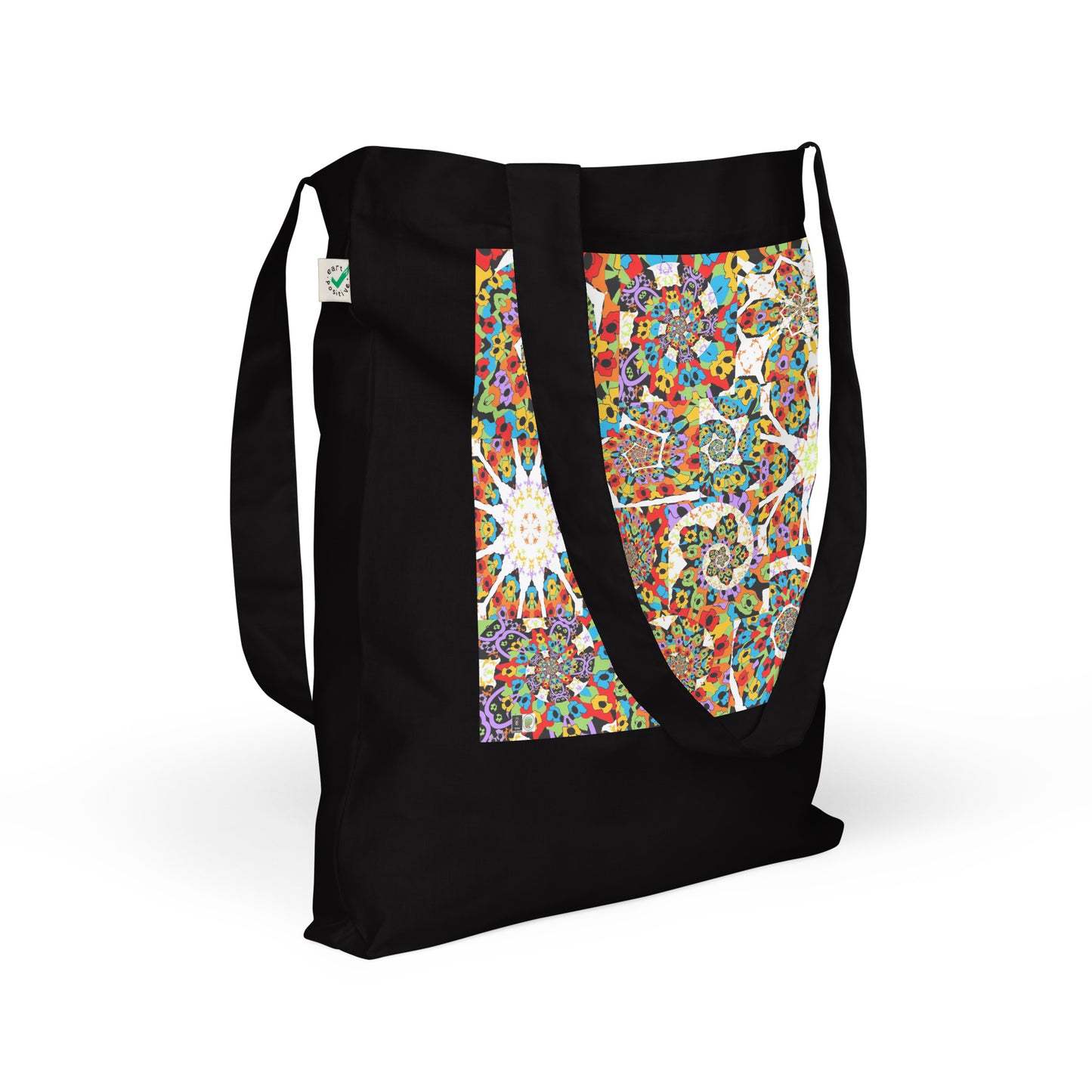 Organic fashion tote bag