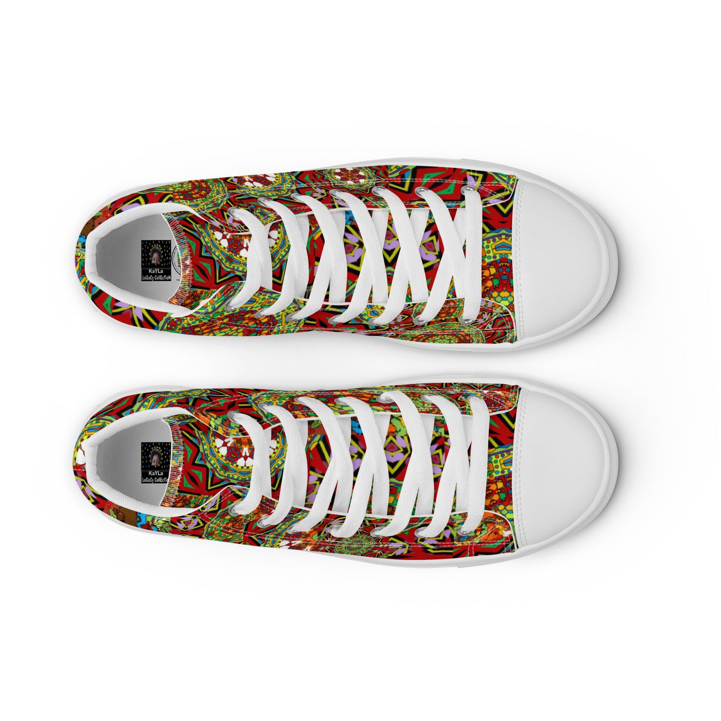 Women’s high top canvas shoes