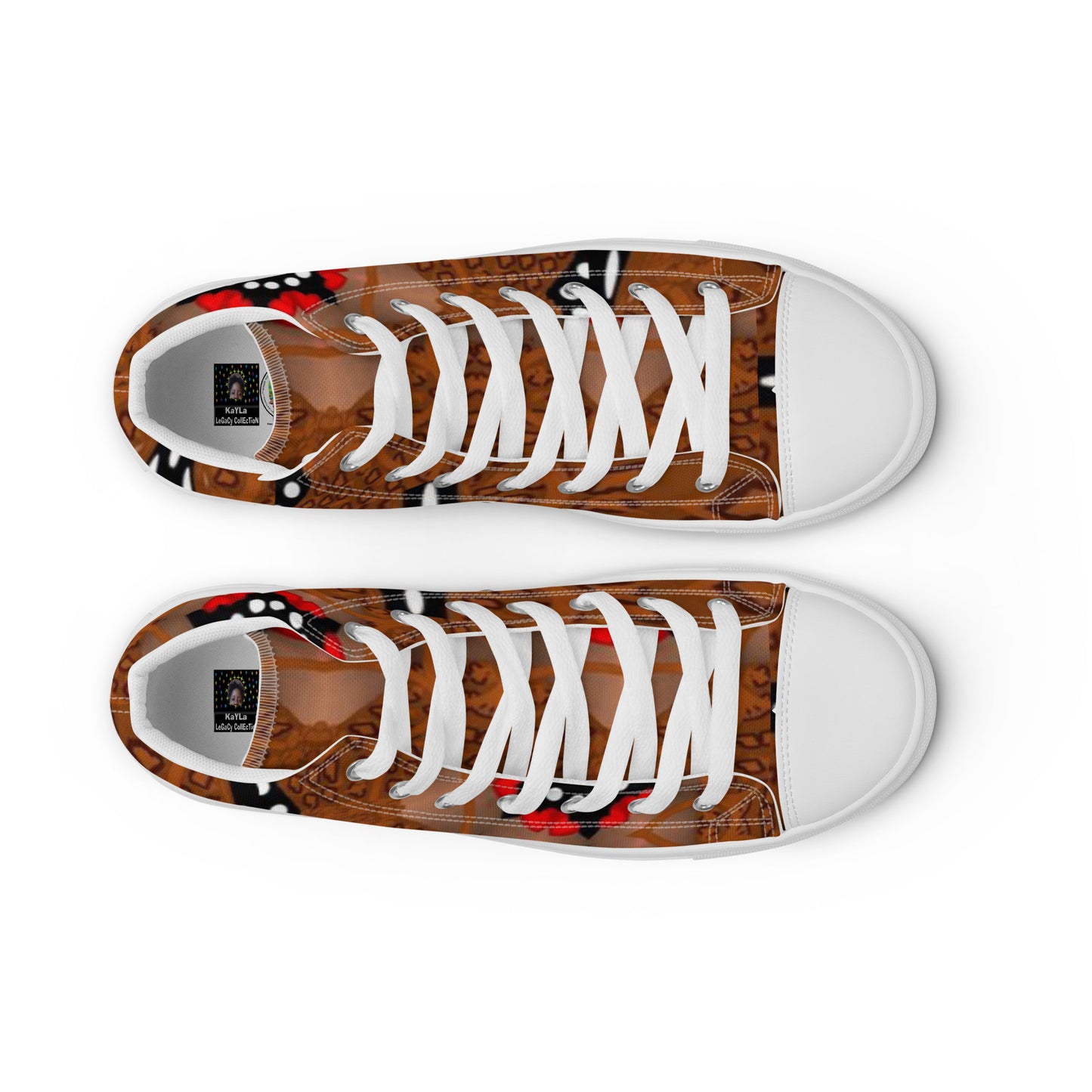 Women’s high top canvas shoes