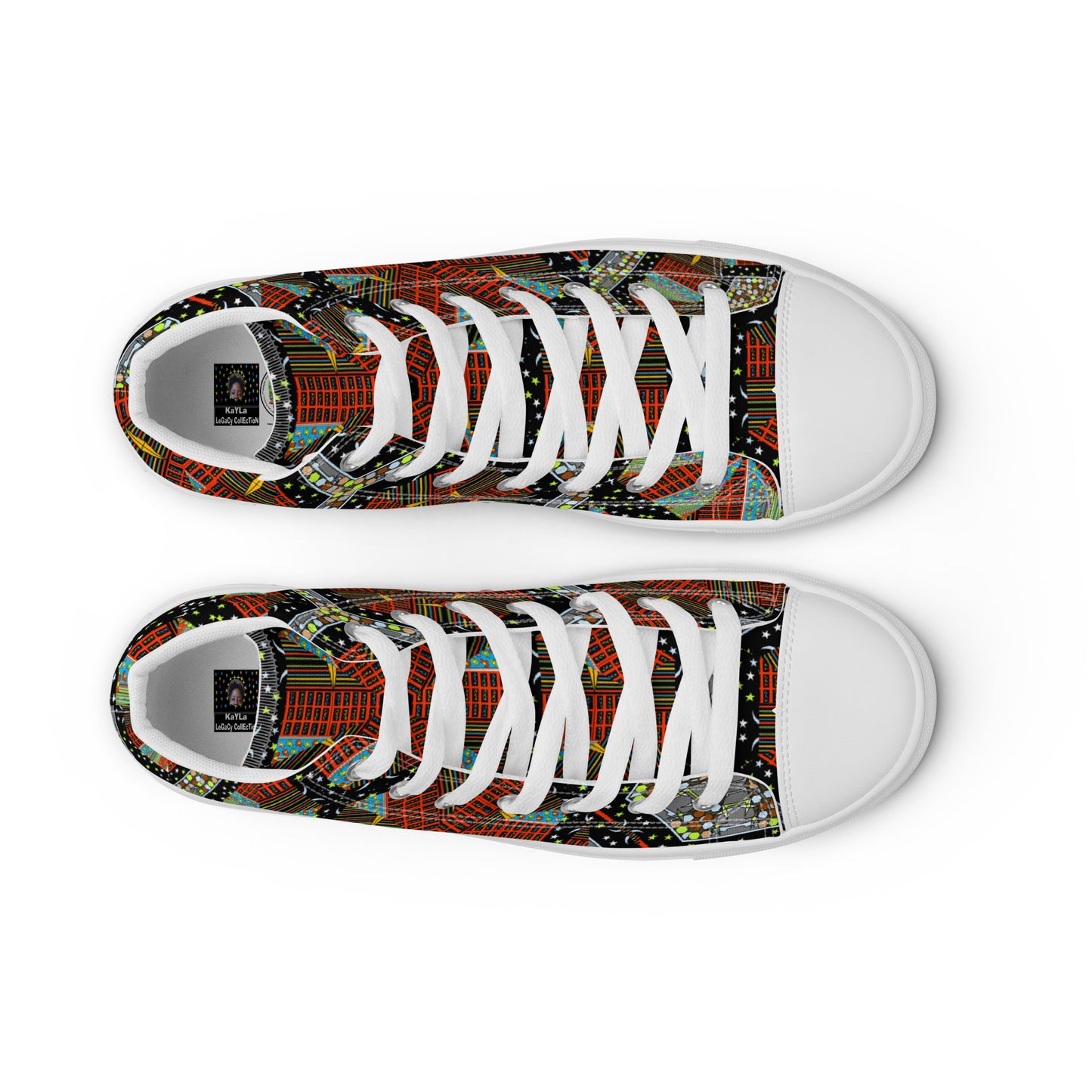 Women’s high top canvas shoes