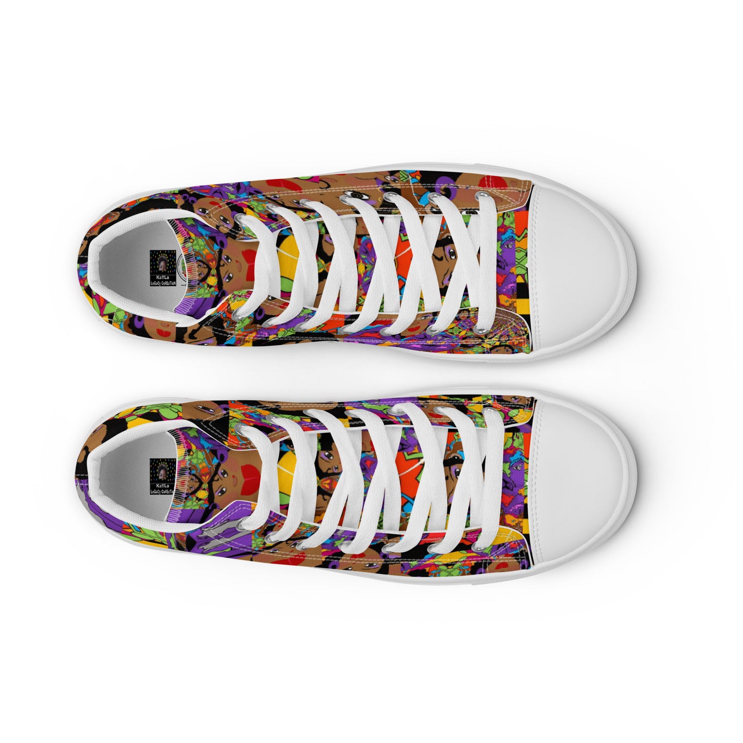 Women’s high top canvas shoes