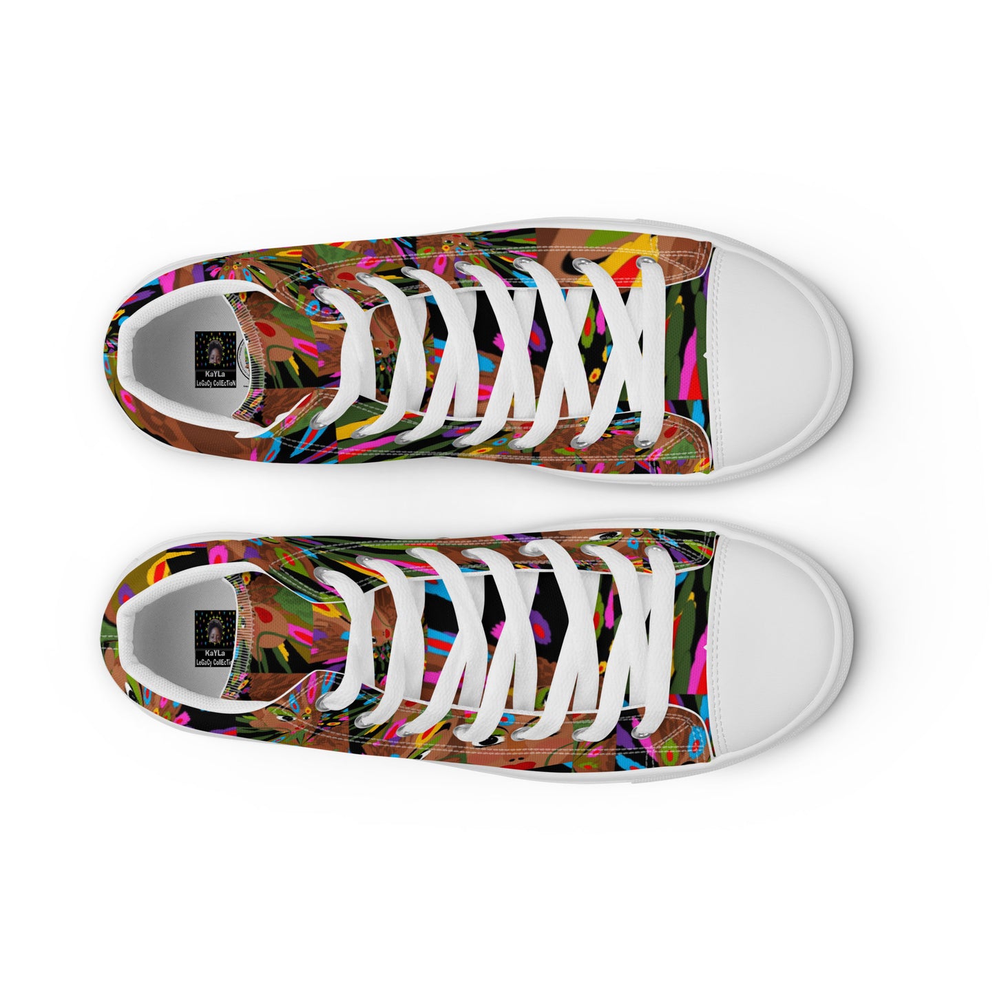 Women’s high top canvas shoes