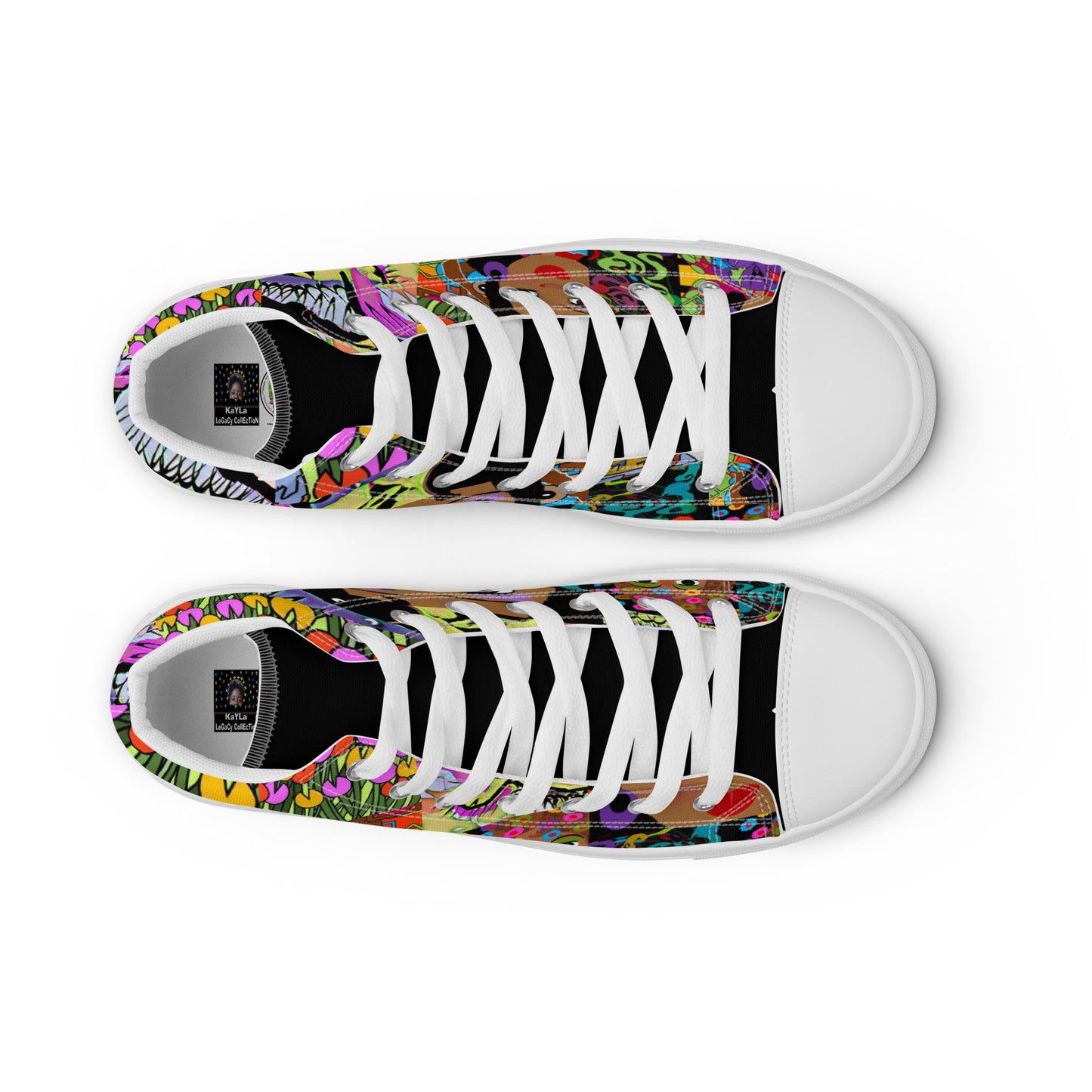 Women’s high top canvas shoes