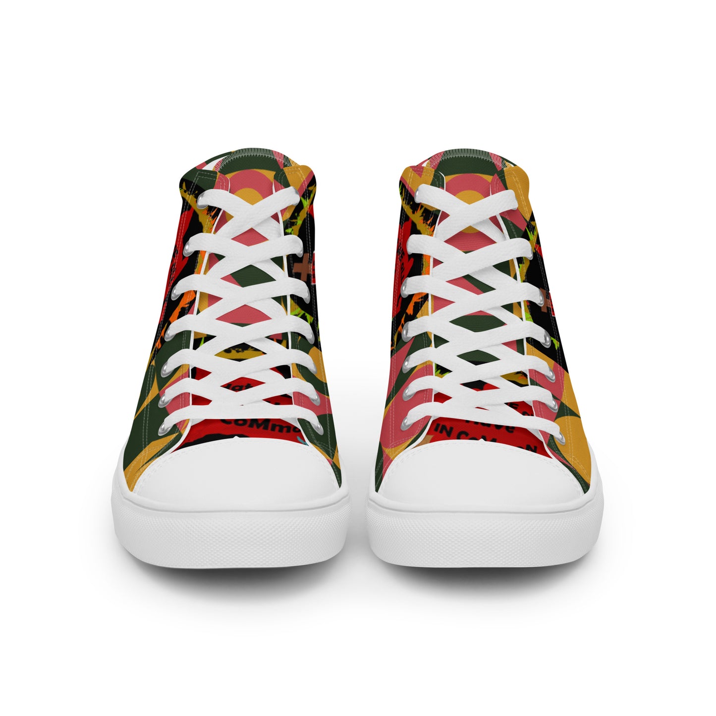 Women’s high top canvas shoes