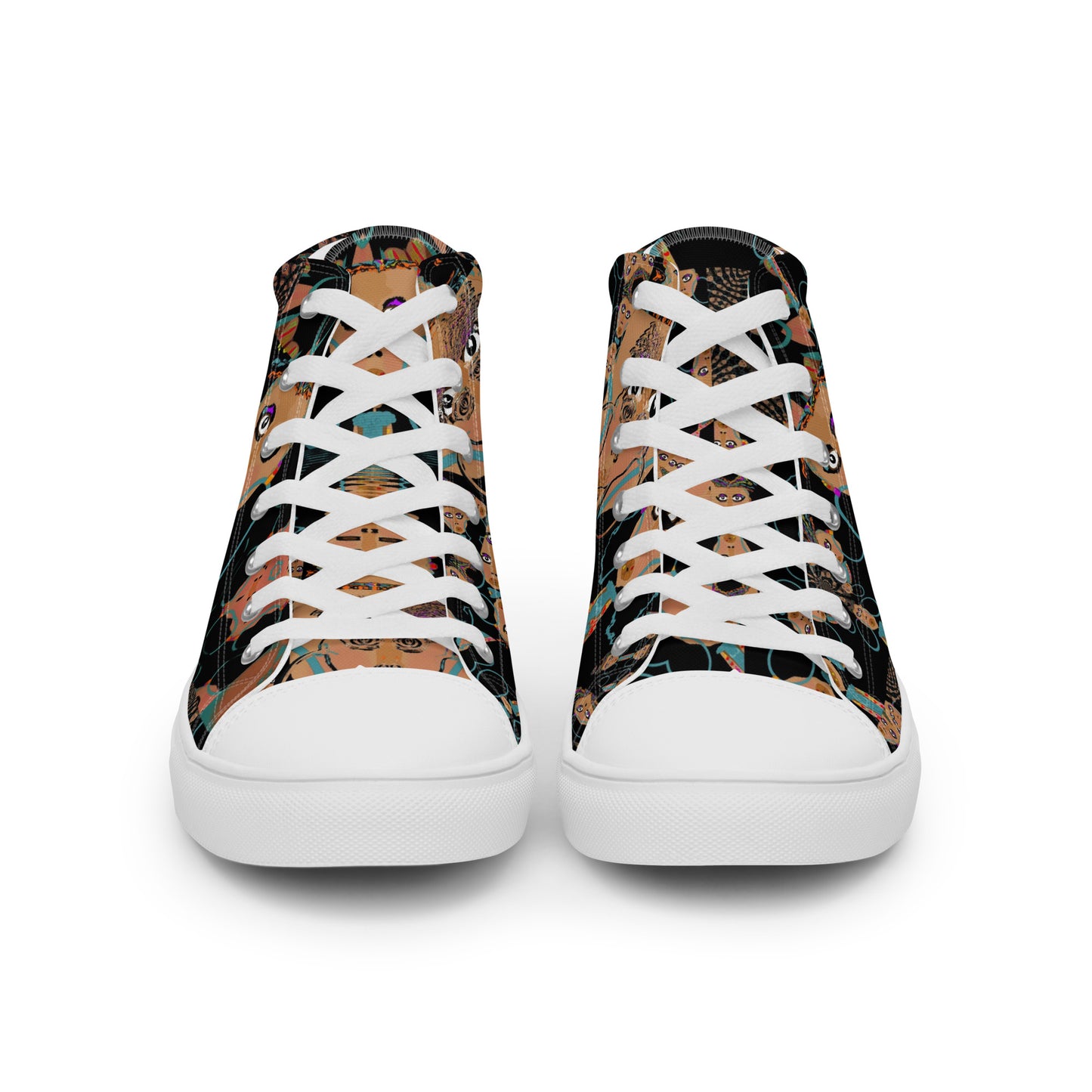 Women’s high top canvas shoes