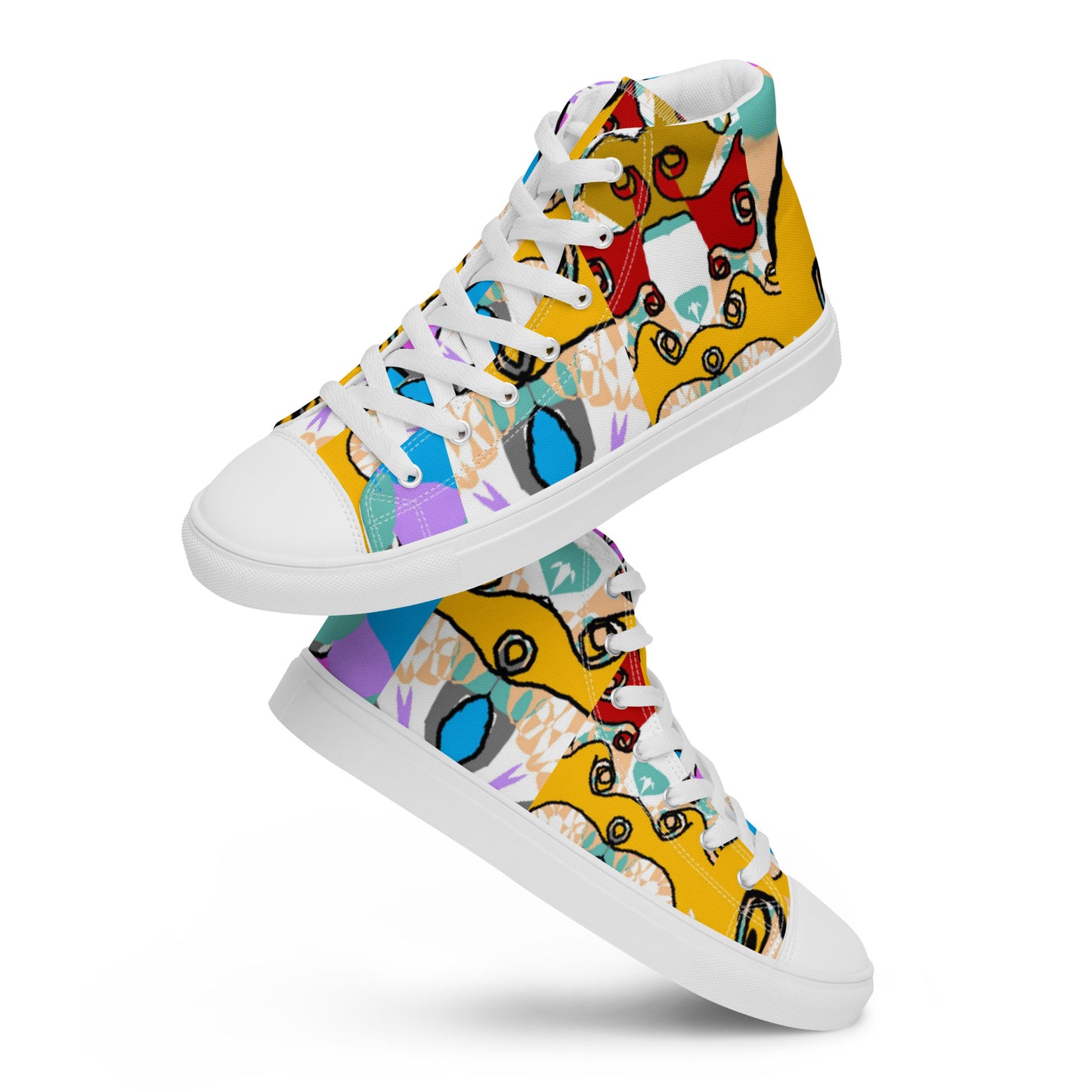 Women’s high top canvas shoes