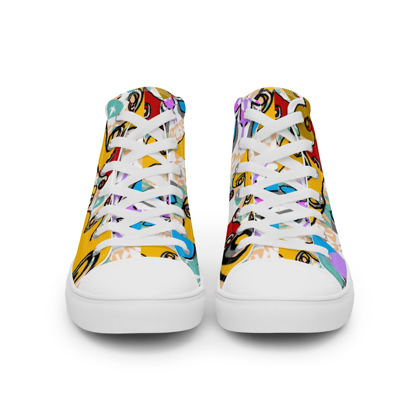 Women’s high top canvas shoes