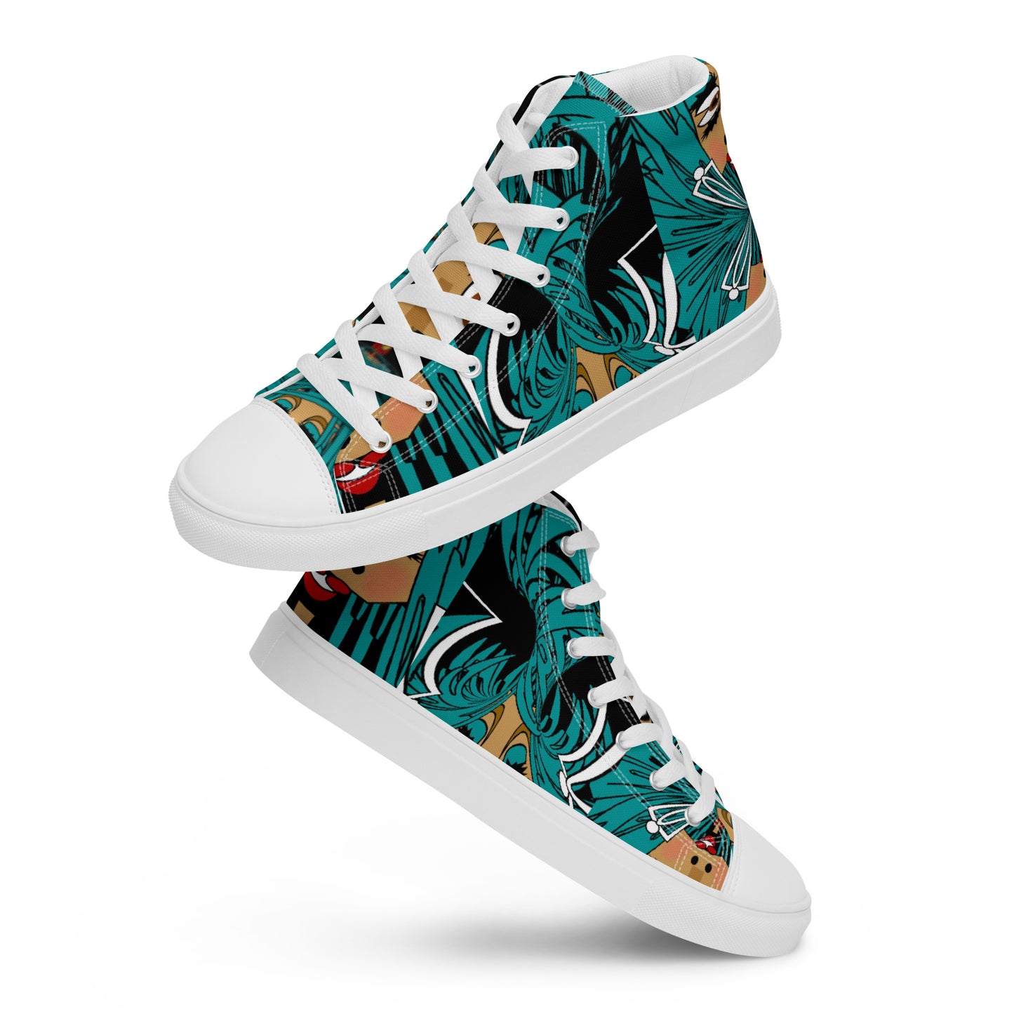 Women’s high top canvas shoes