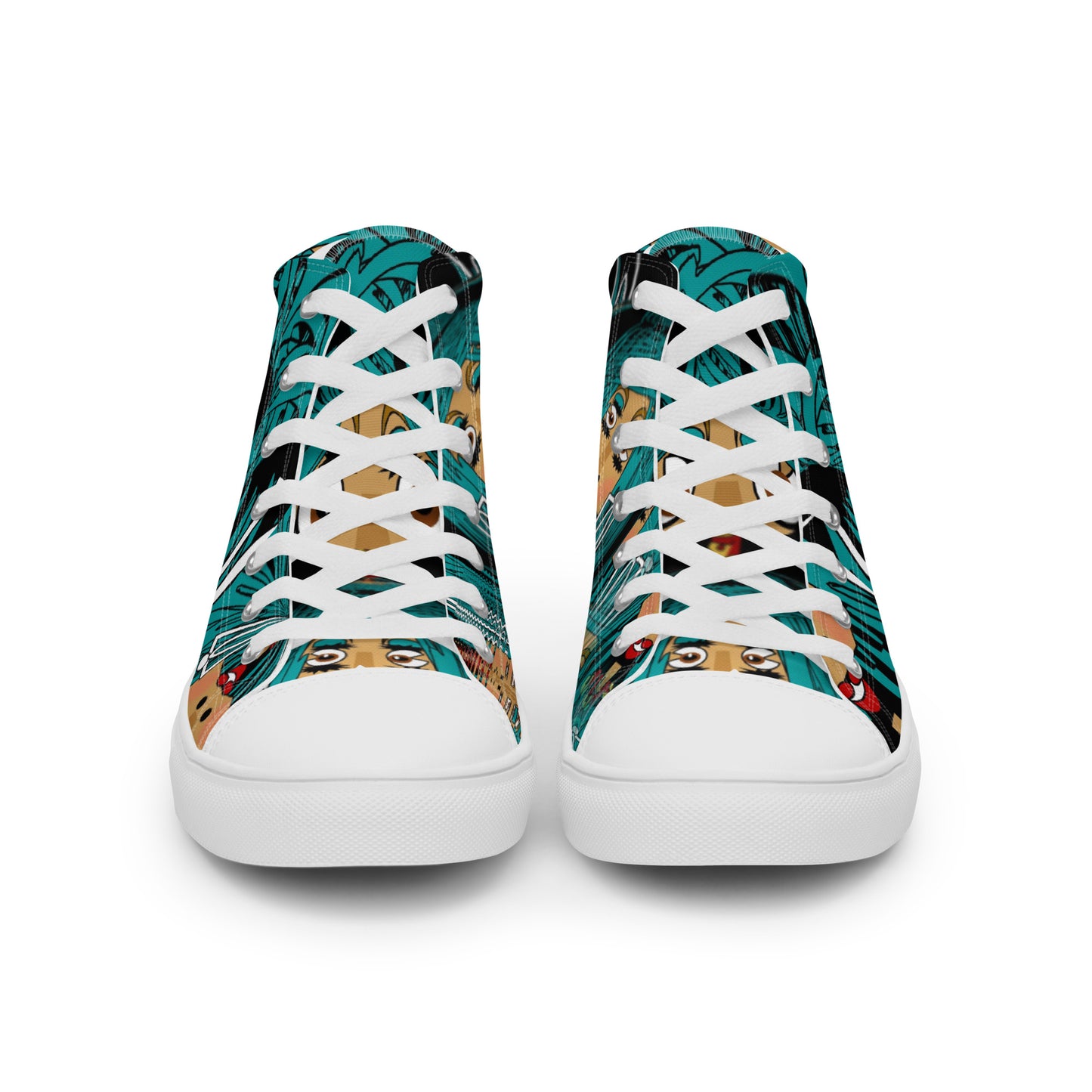 Women’s high top canvas shoes