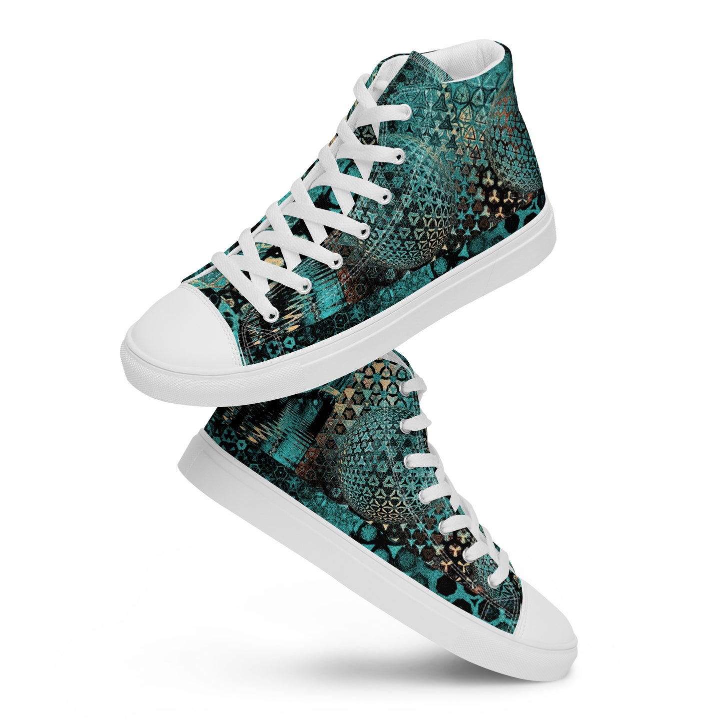 Women’s high top canvas shoes