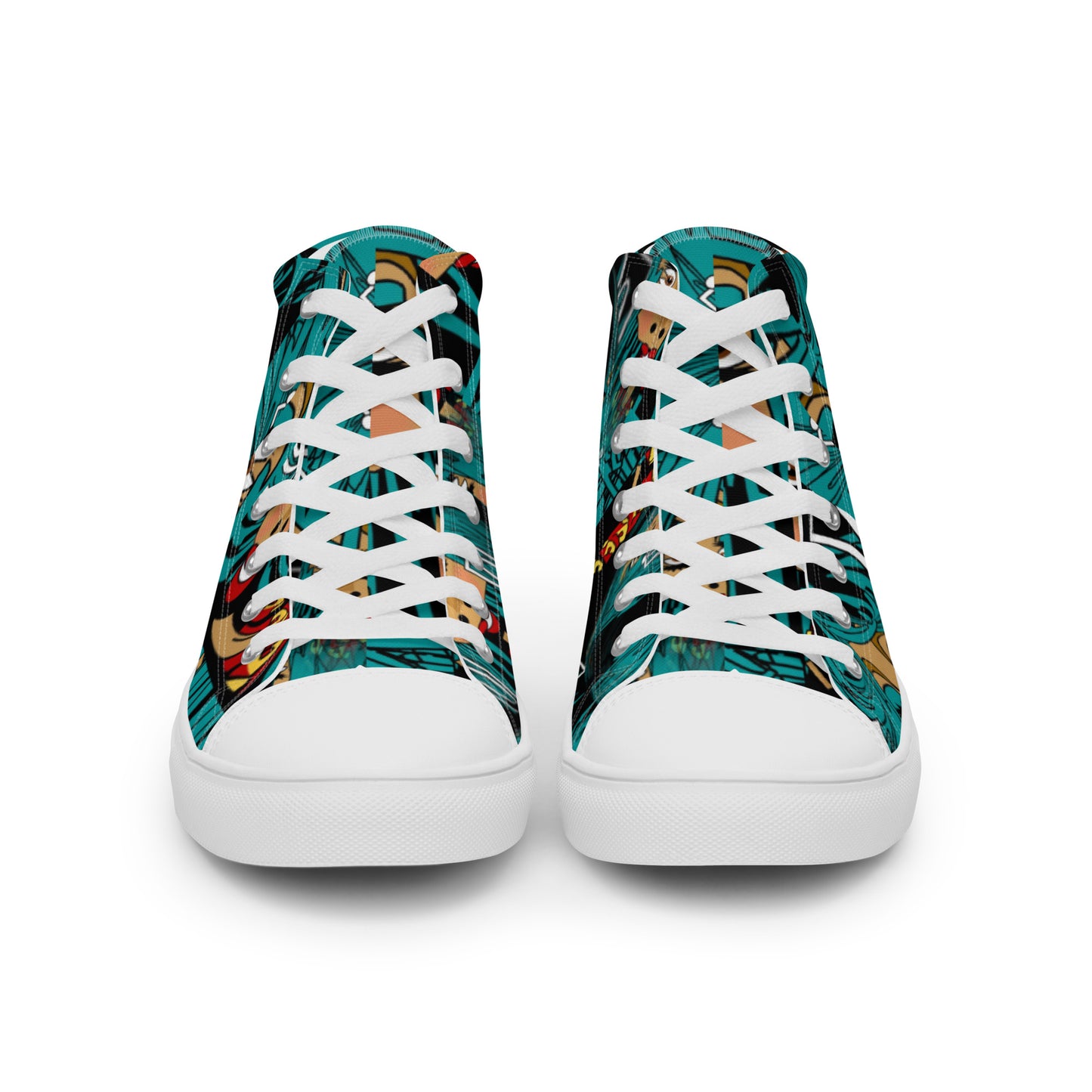 Women’s high top canvas shoes