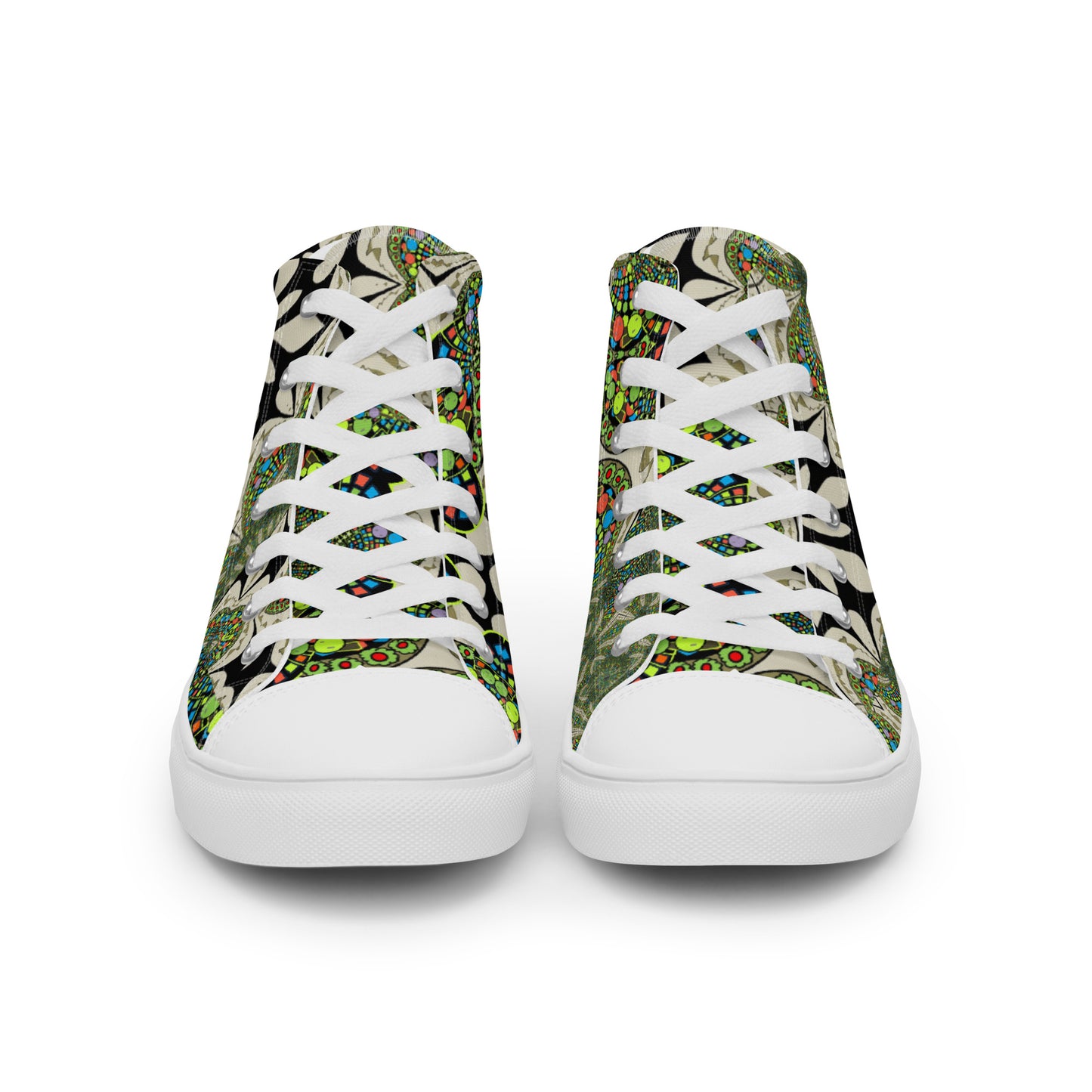 Women’s high top canvas shoes