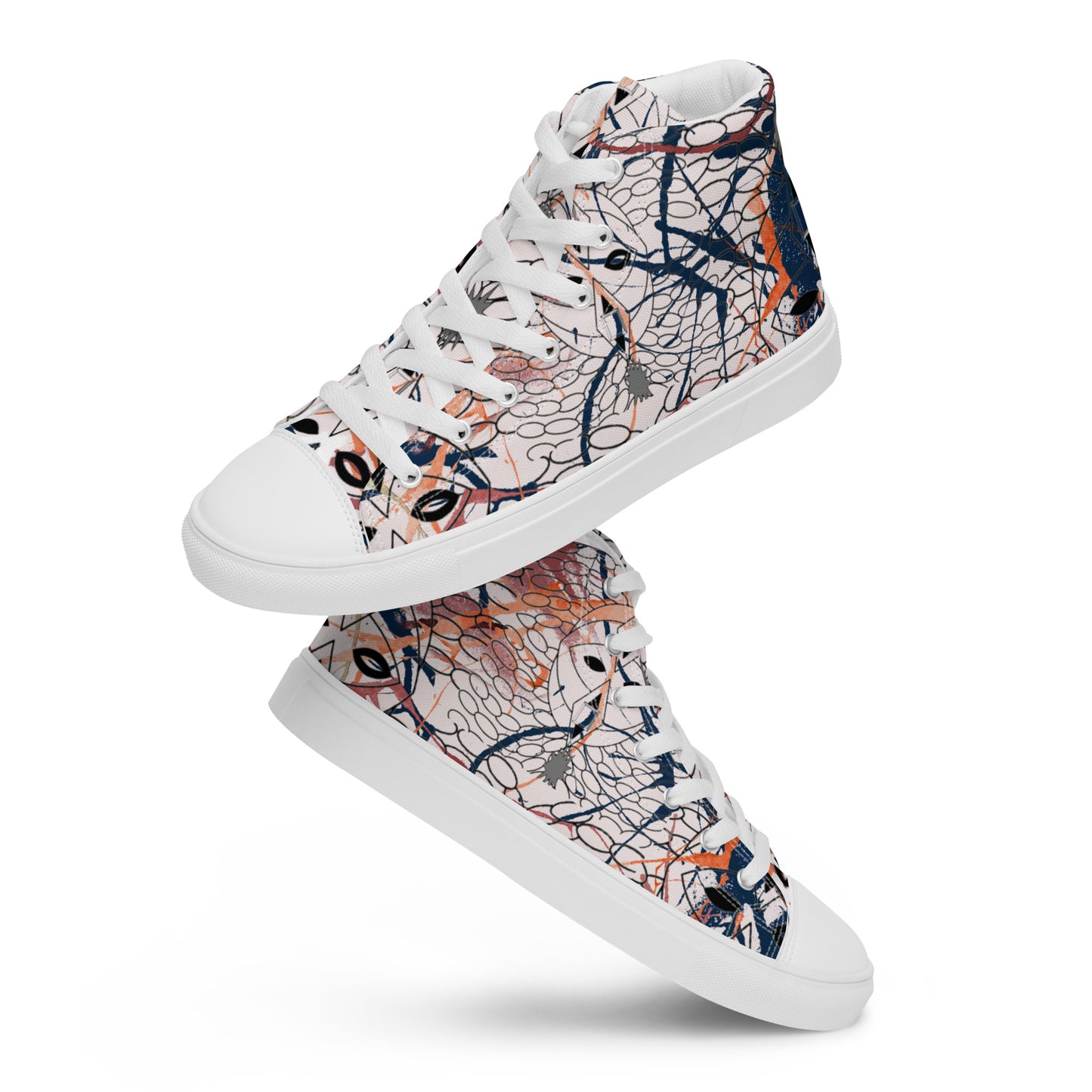 Women’s high top canvas shoes