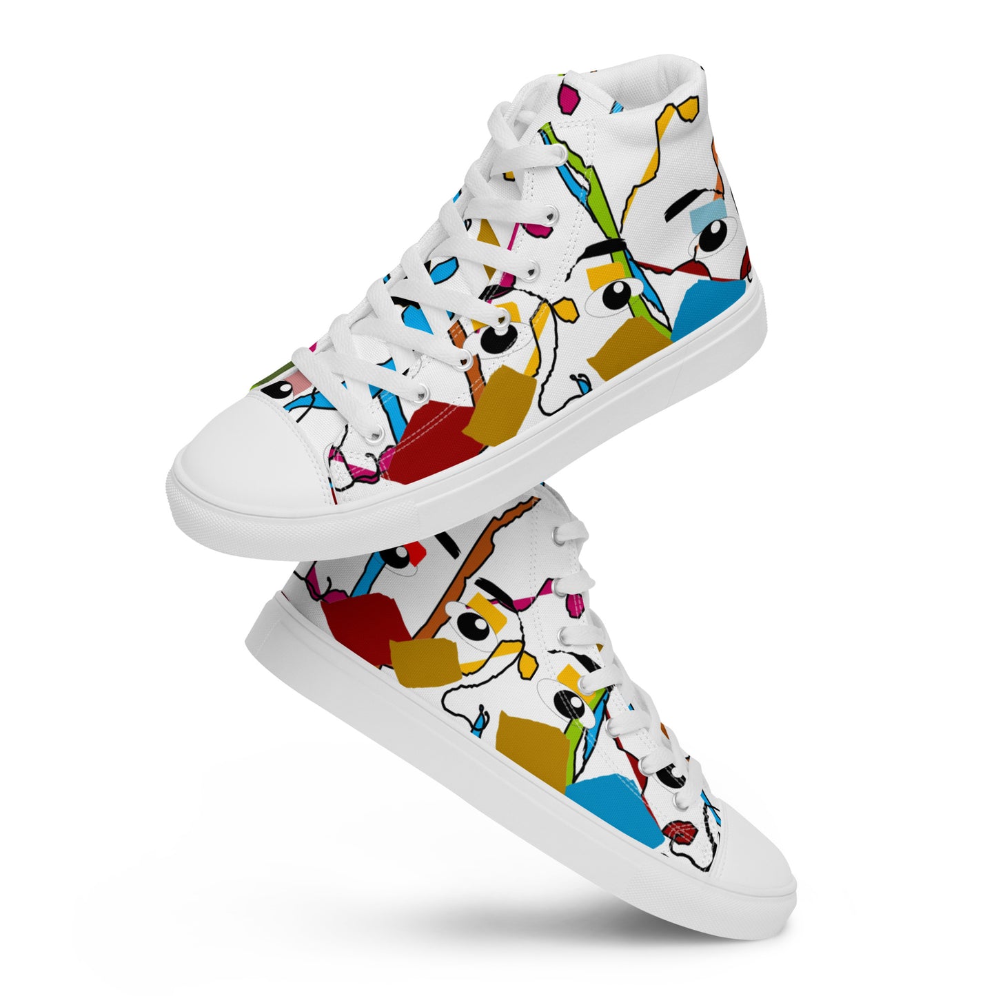 Women’s high top canvas shoes