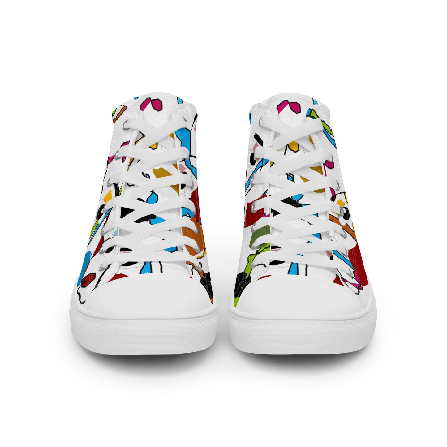 Women’s high top canvas shoes