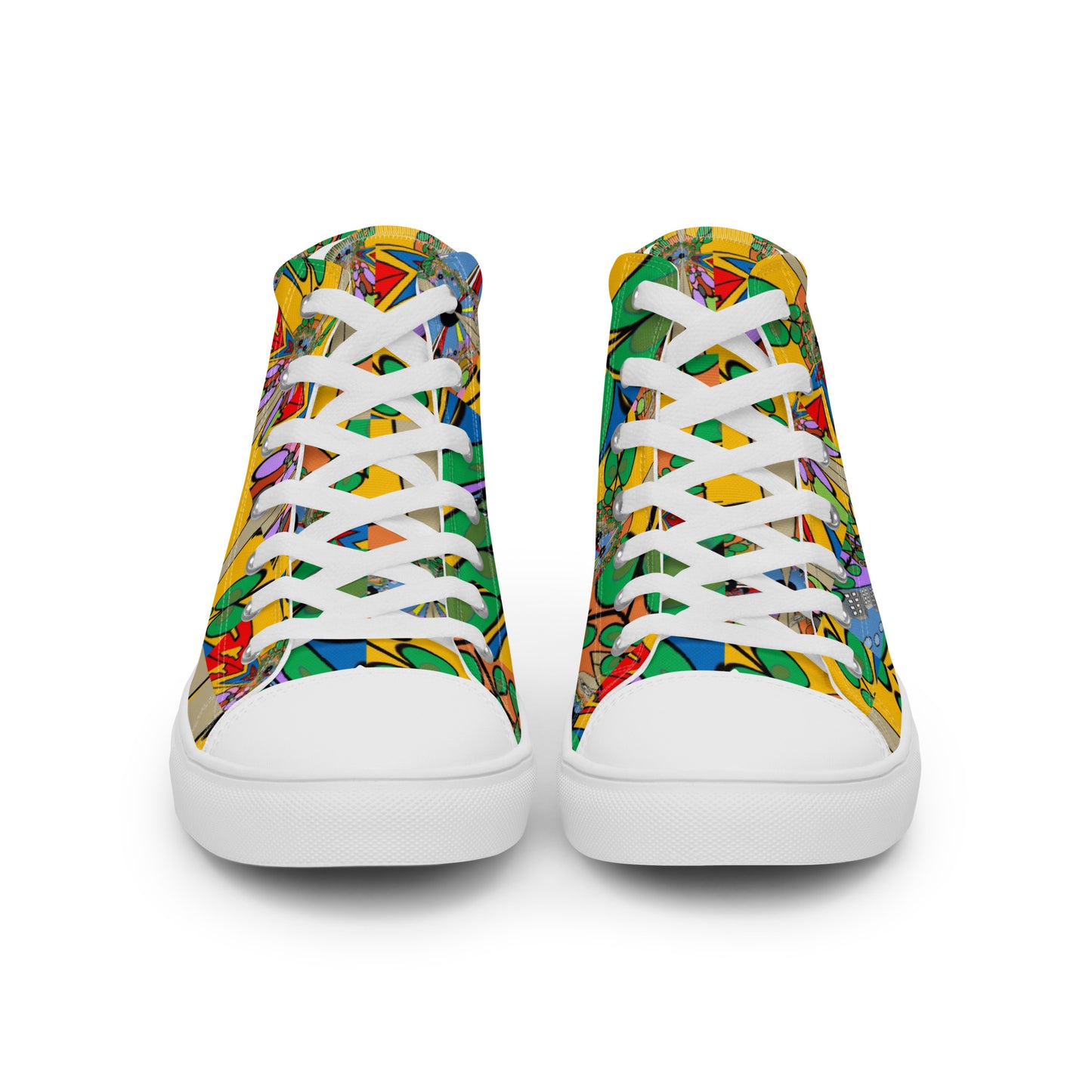 Women’s high top canvas shoes