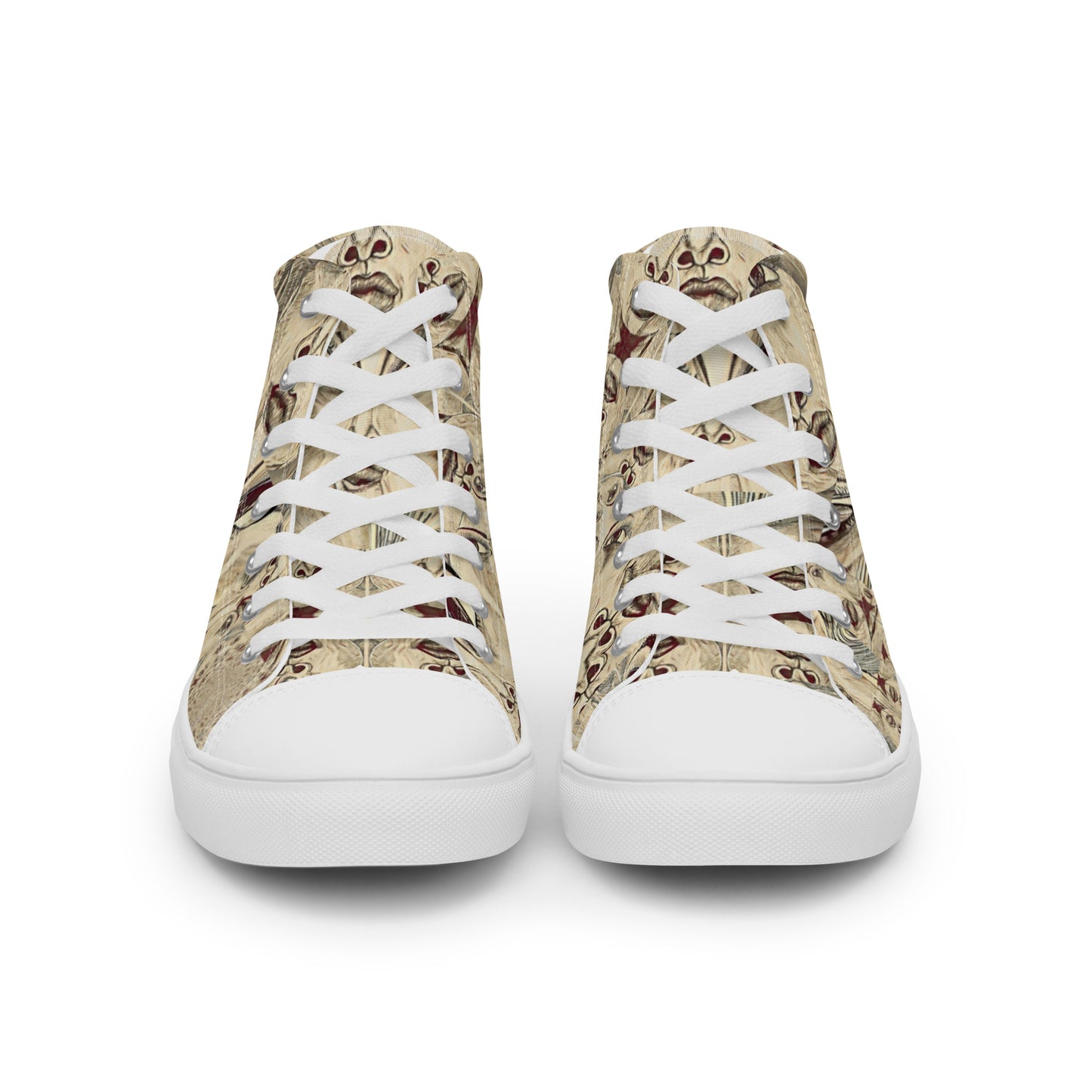 Women’s high top canvas shoes