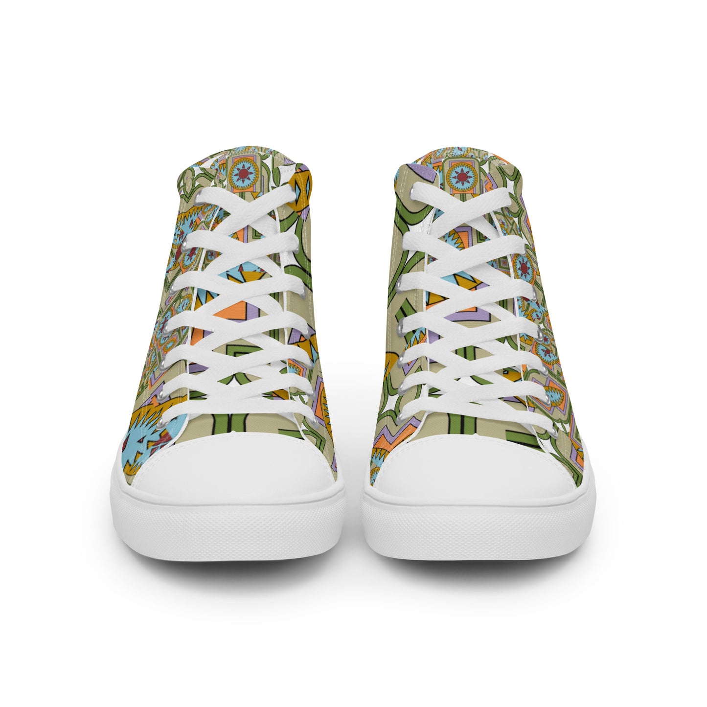 Women’s high top canvas shoes