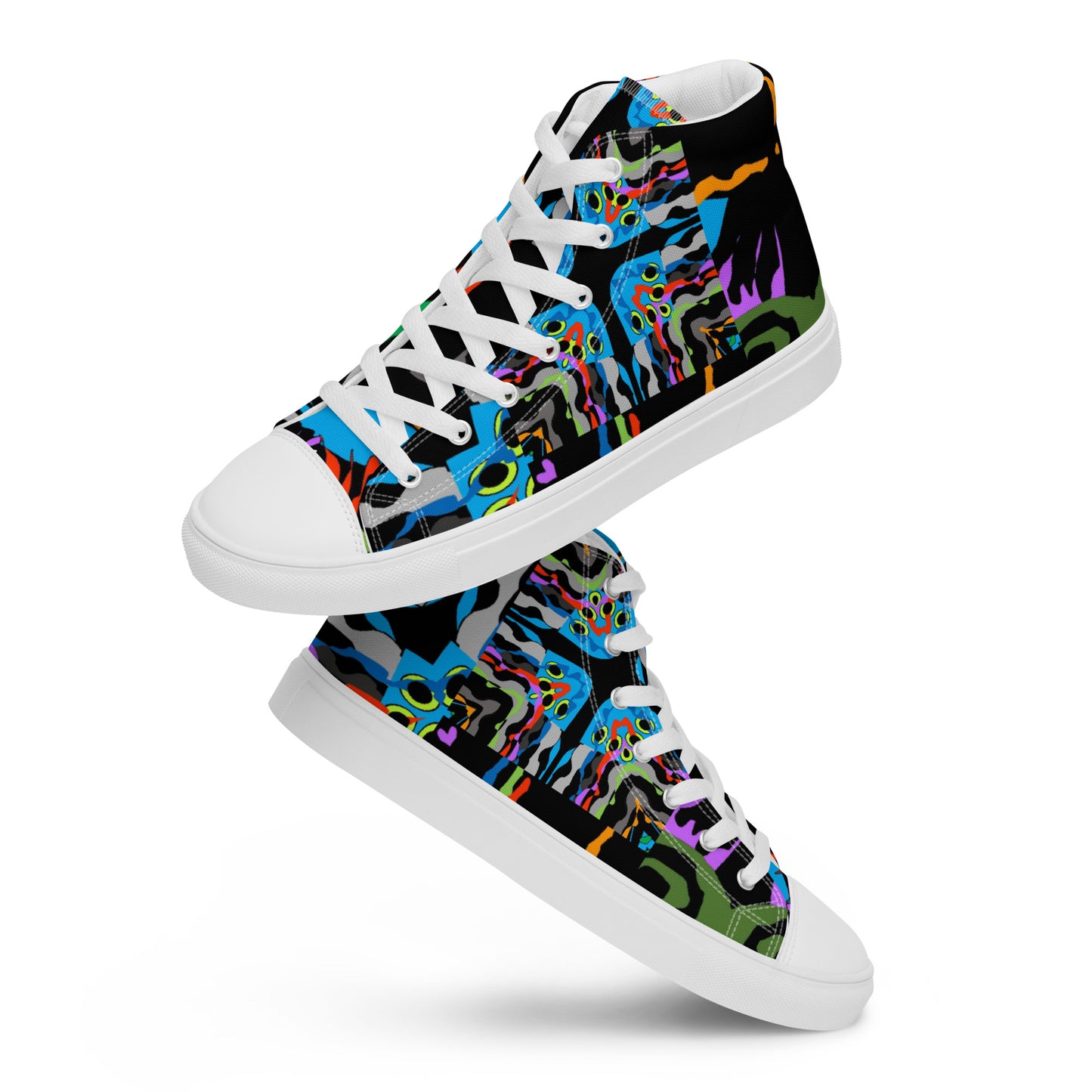 Women’s high top canvas shoes